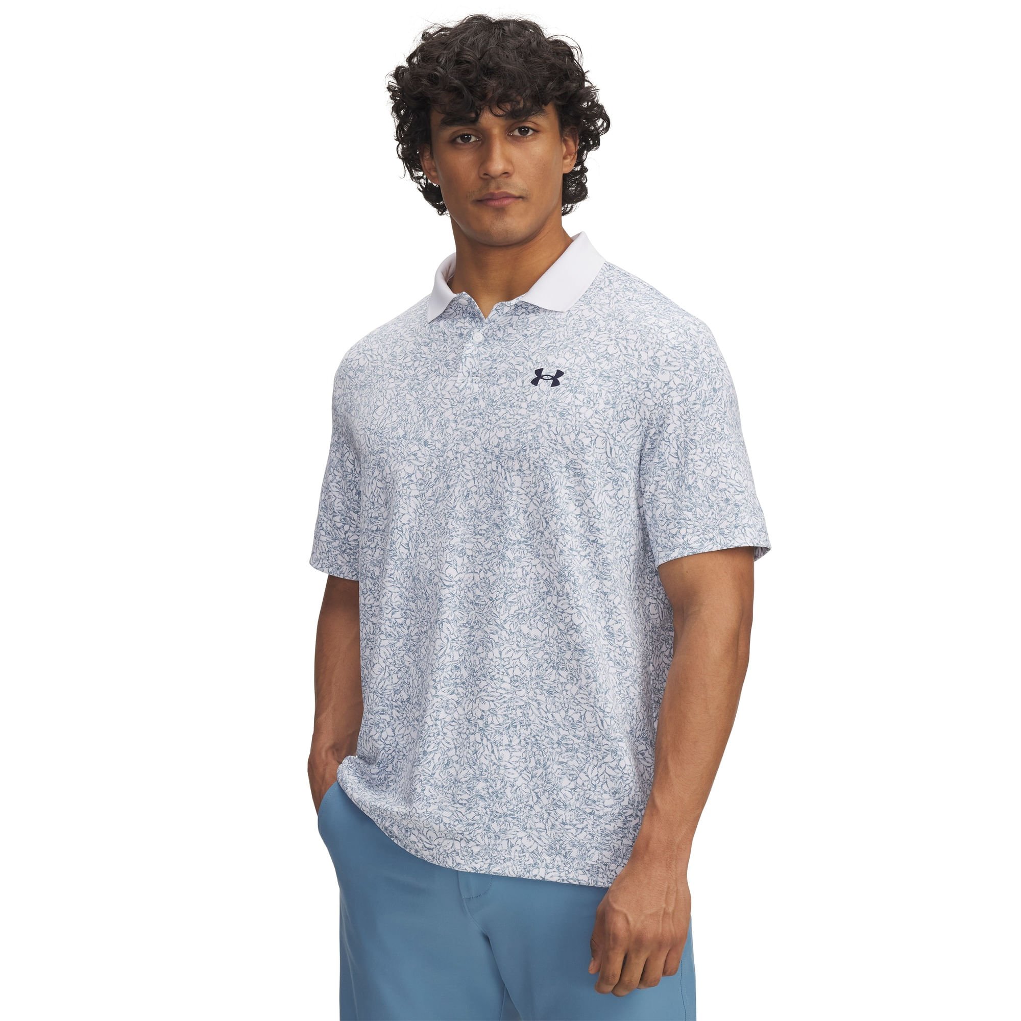 Camiseta de Golf Under Armour Matchplay Branco 3