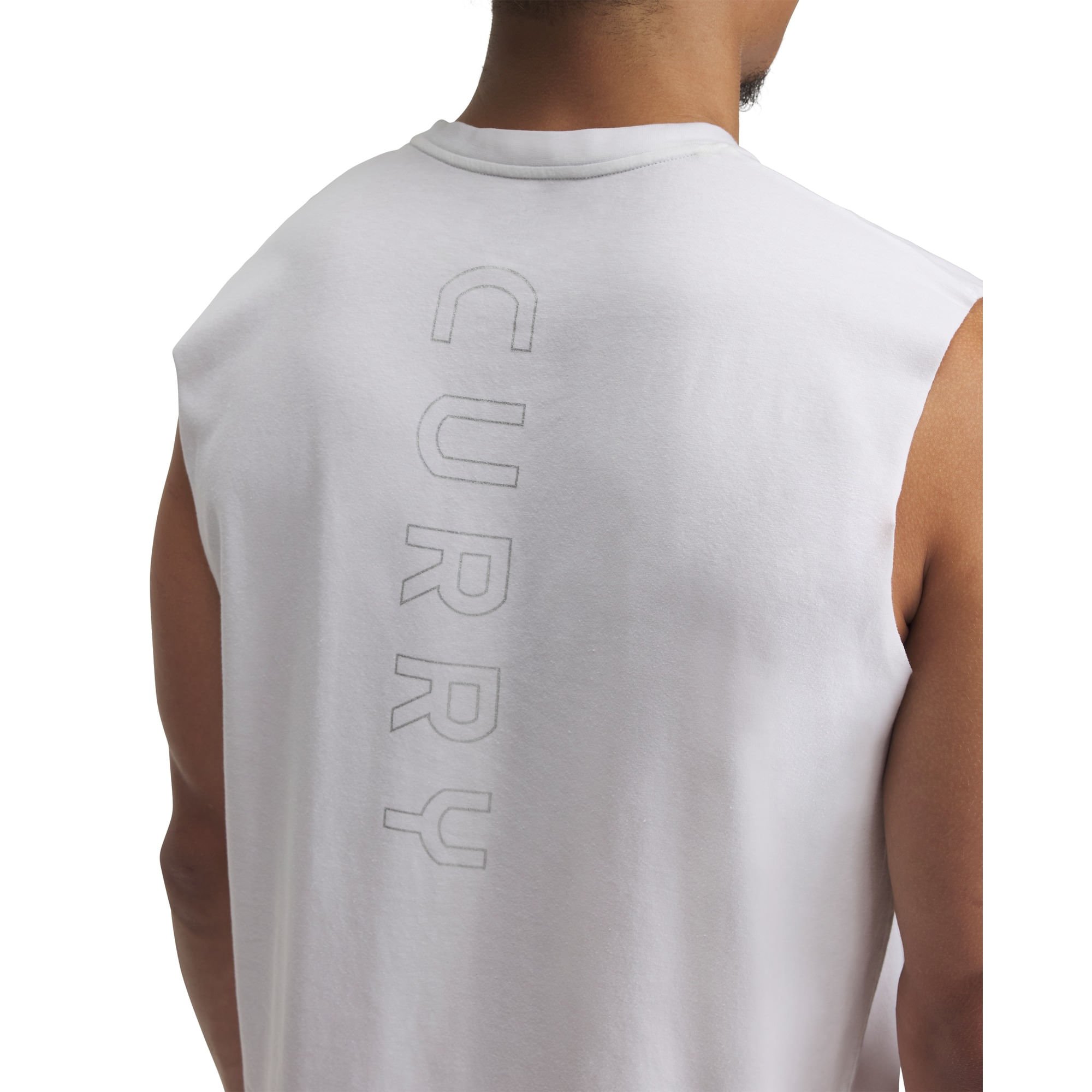 Regata de Basquete Under Armour Curry Tee Branco 3
