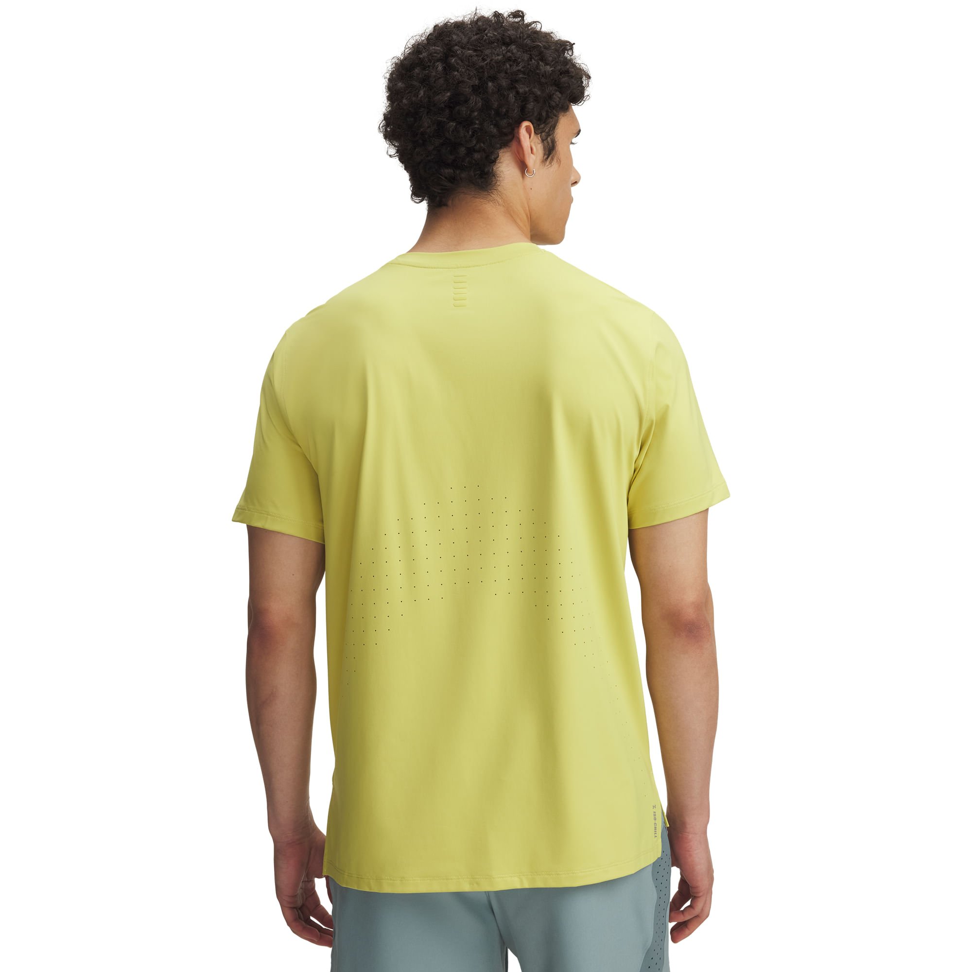 Camiseta de Corrida Under Armour Launch Elite Amarelo 2