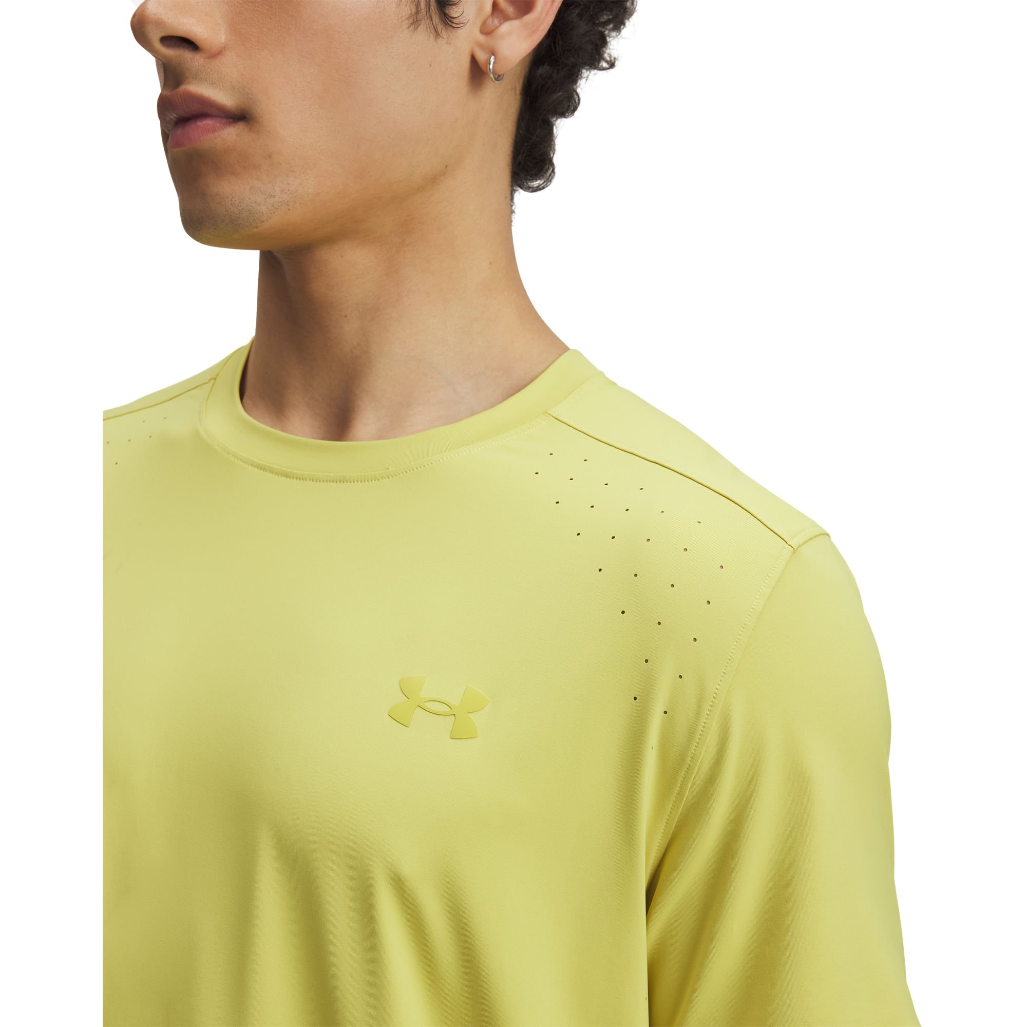 Camiseta de Corrida Under Armour Launch Elite Amarelo 4