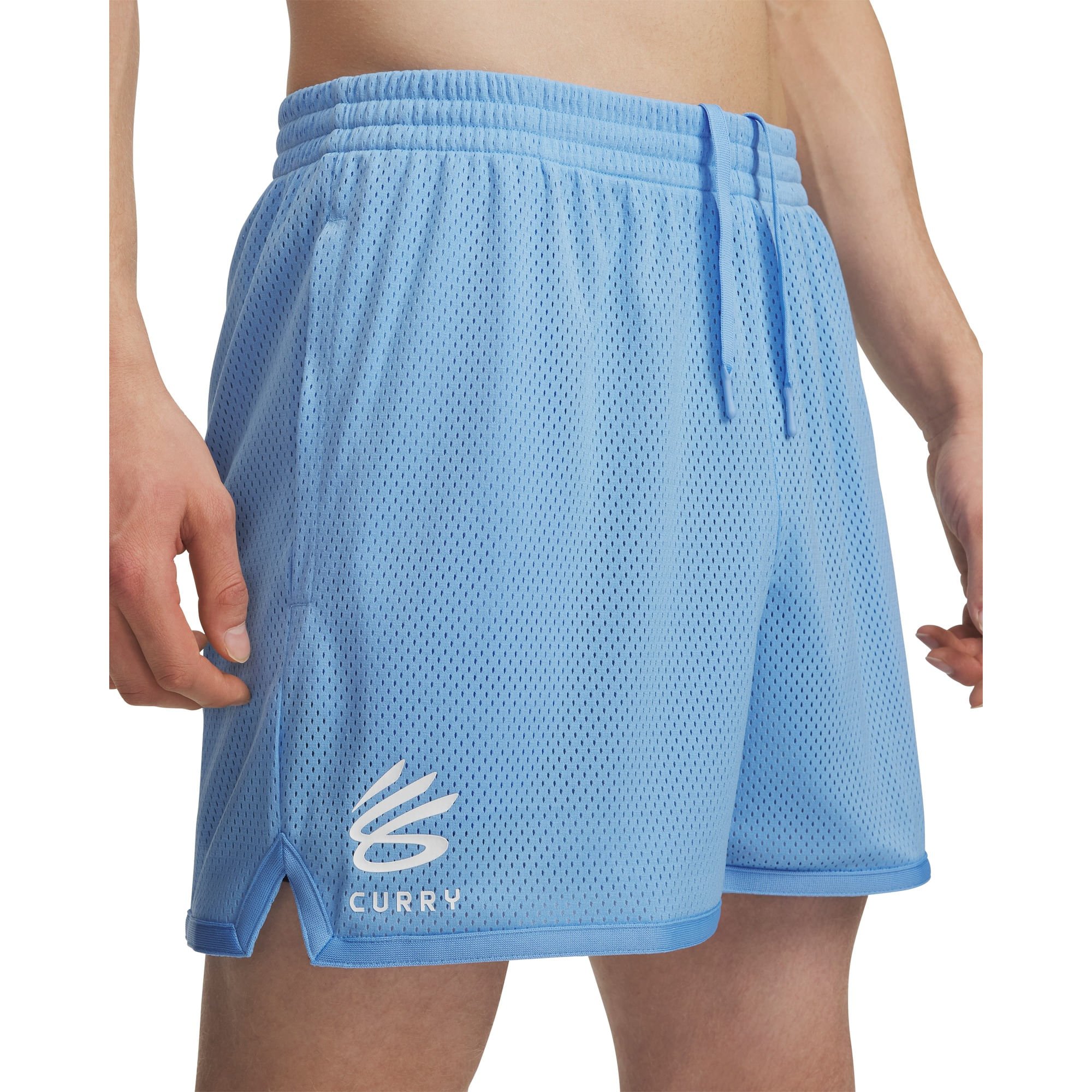 Shorts de Basquete Under Armour Curry Splash Azul 4
