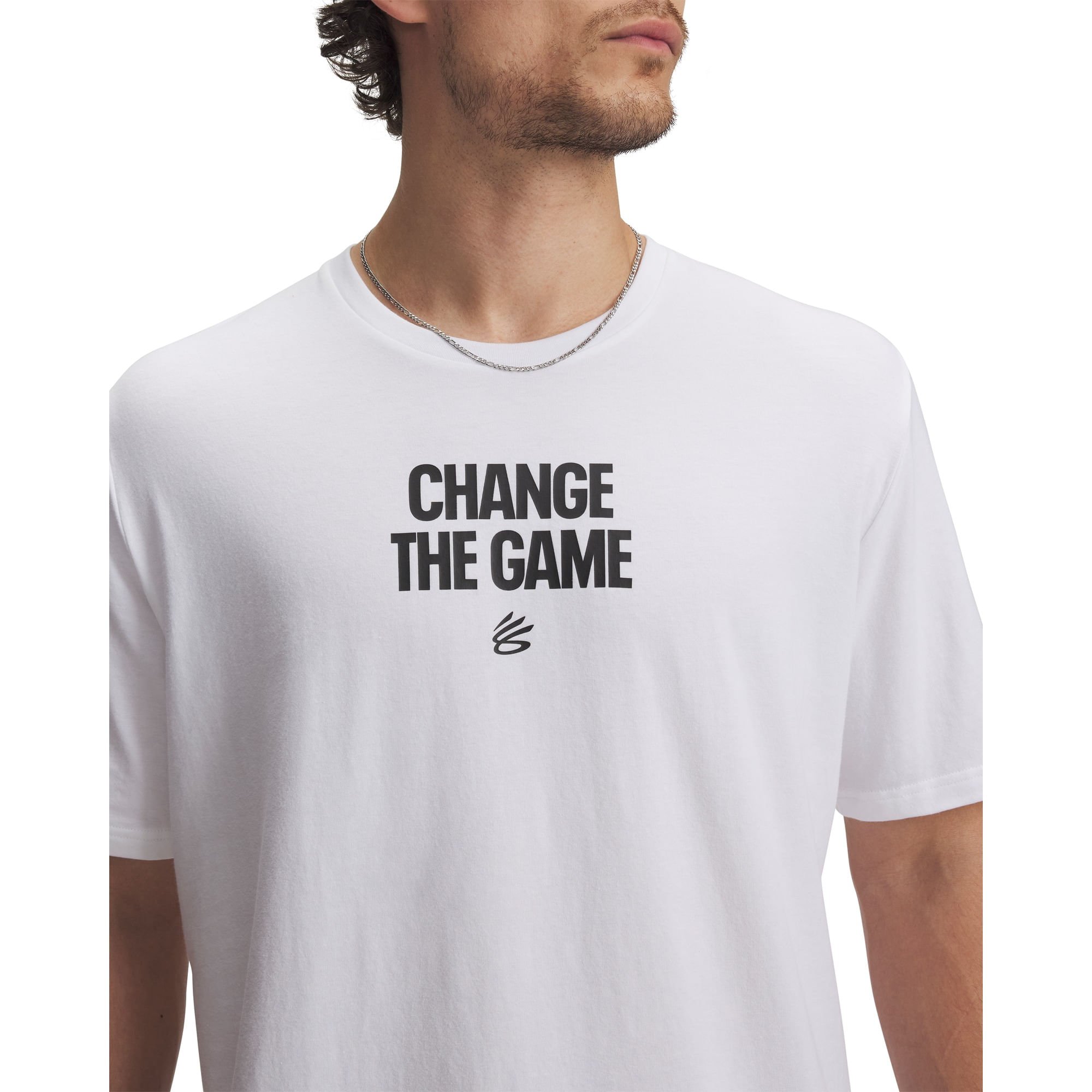 Camiseta de Basquete Under Armour Curry Playable Tee 1 Branco 3