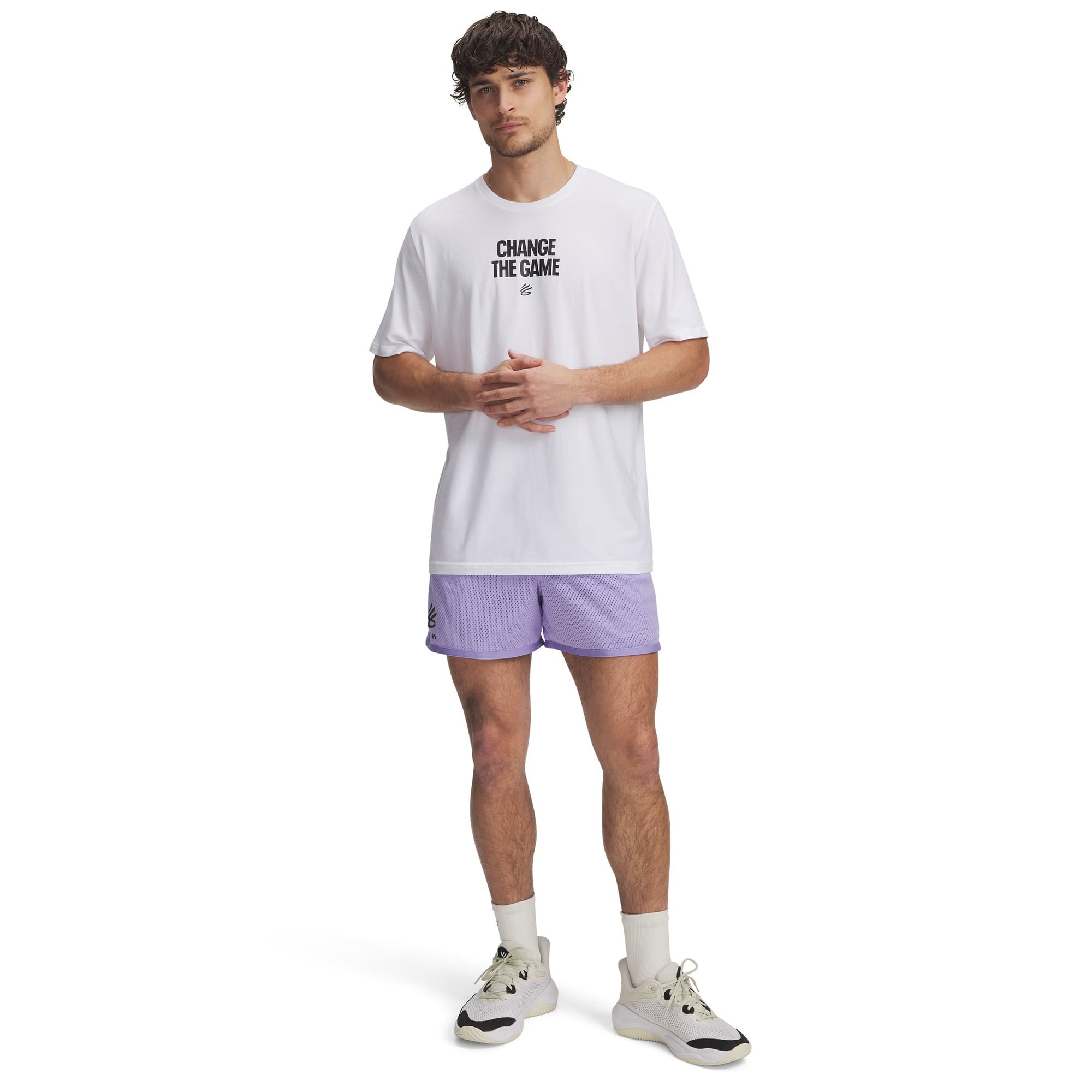 Camiseta de Basquete Under Armour Curry Playable Tee 1 Branco 4