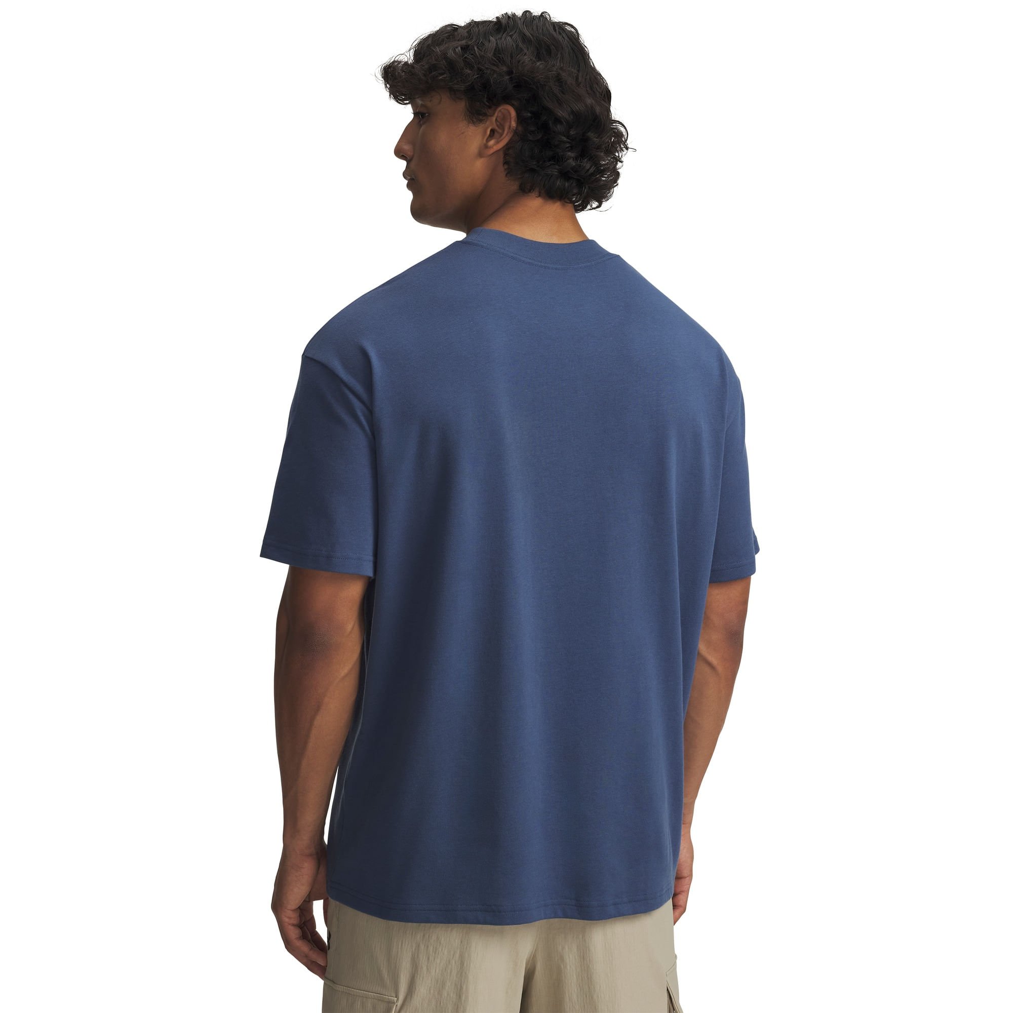 Camiseta Sportstyle Under Armour Heavyweight Azul 2