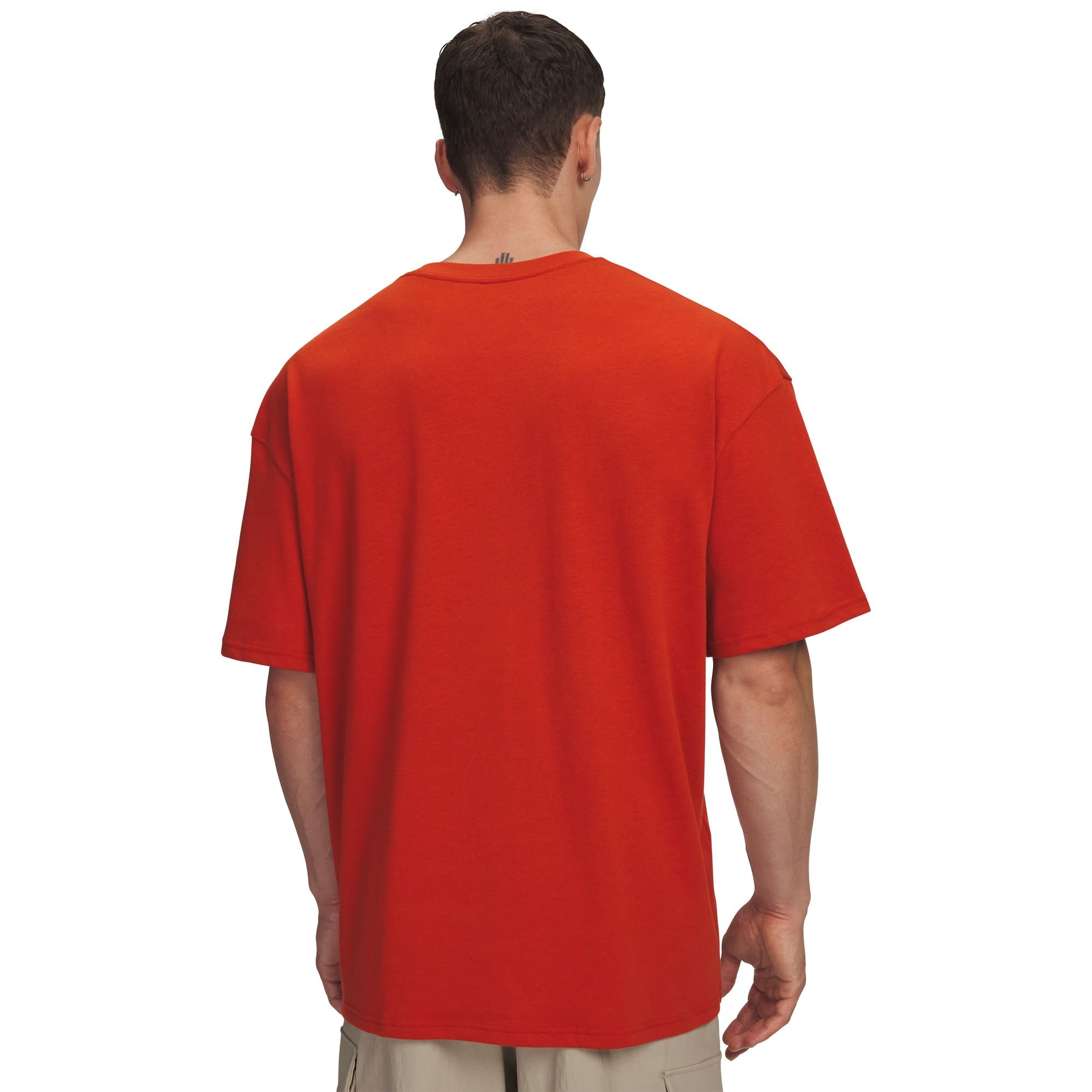 Camiseta Sporstyle Under Armour HW OS SM BOX SS Laranja 2
