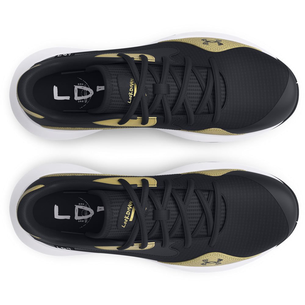 Tênis de Basquete Under Armour Lockdown 7 Preto 3