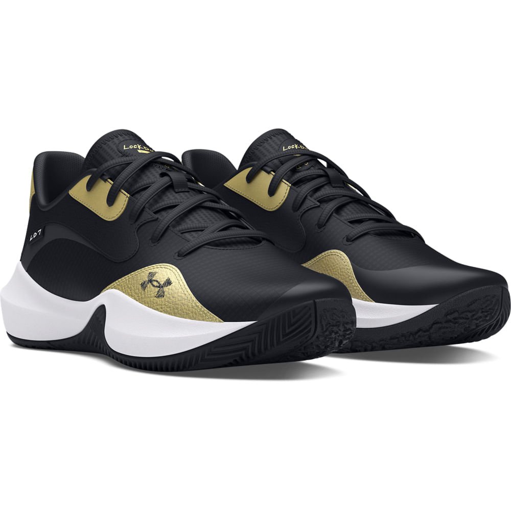 Tênis de Basquete Under Armour Lockdown 7 Preto 4