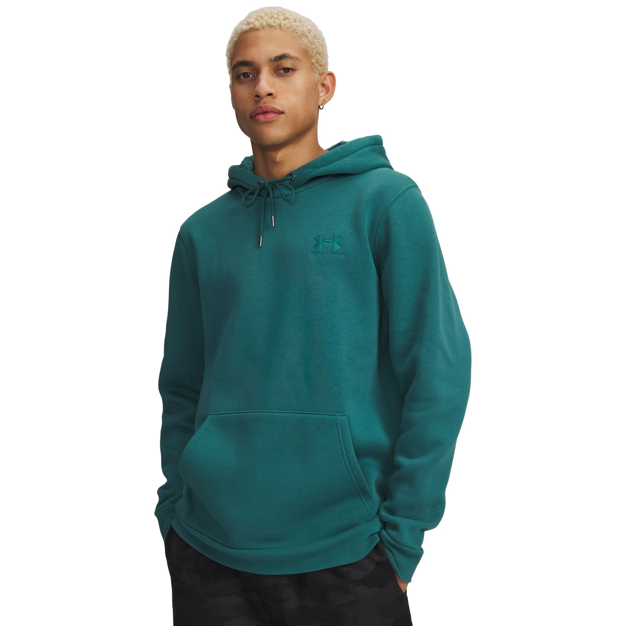 Moletom Sportstyle Under Armour Essential Fleece Verde 2