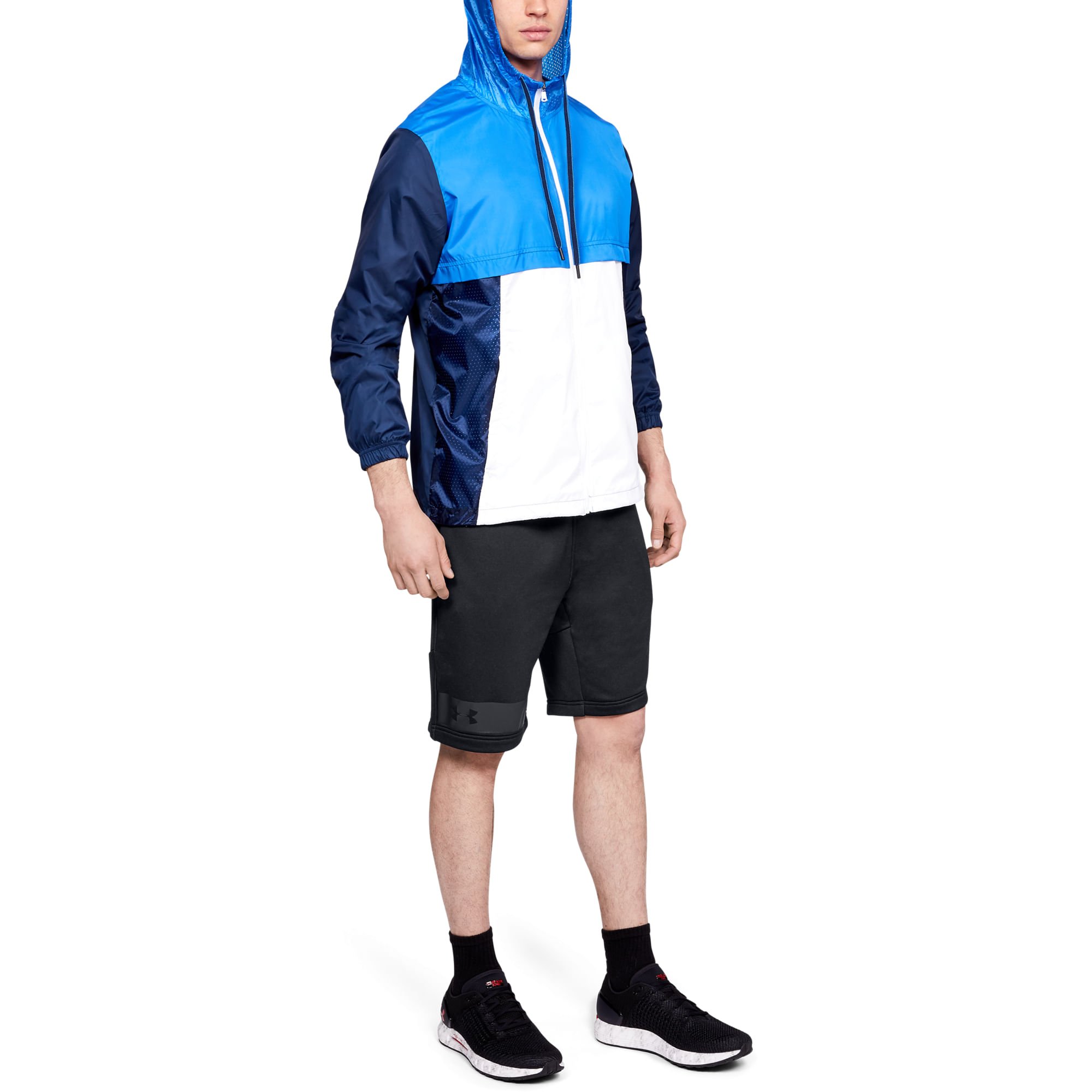 Camiseta de Treino Under Armour Rush Seamless Legacy Masculina Azul 7