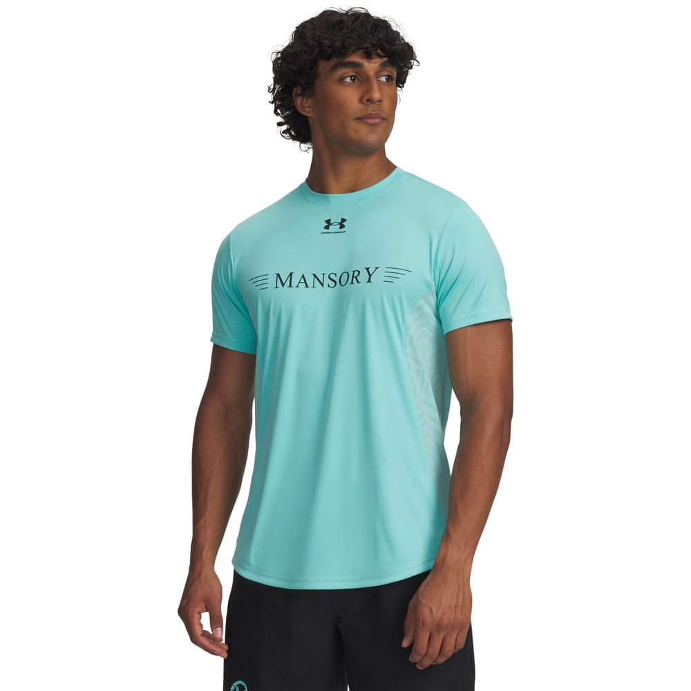 Camiseta de Futebol Under Armour Mansory Challenger Masculina