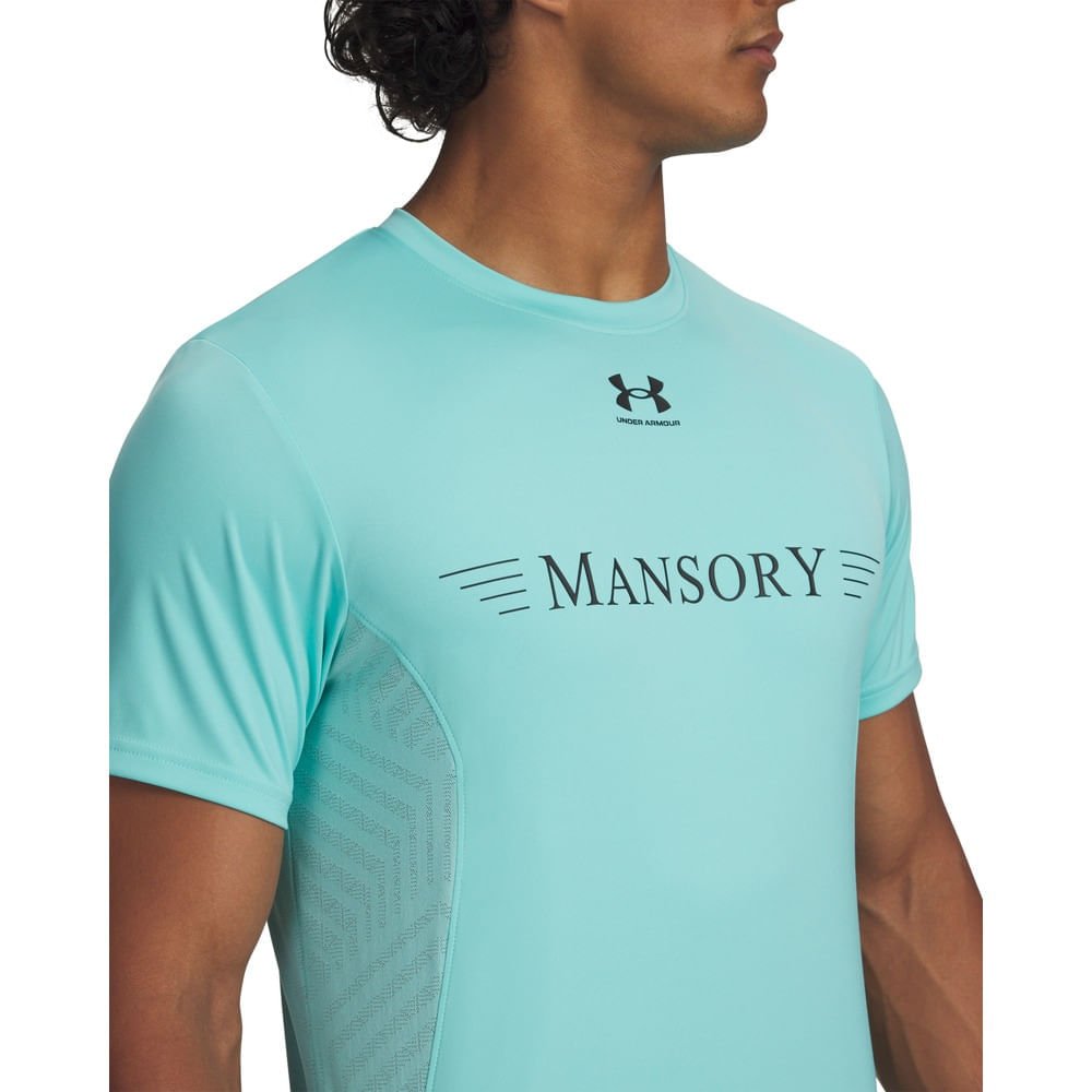 Camiseta de Futebol Under Armour Mansory Challenger Masculina Azul 3