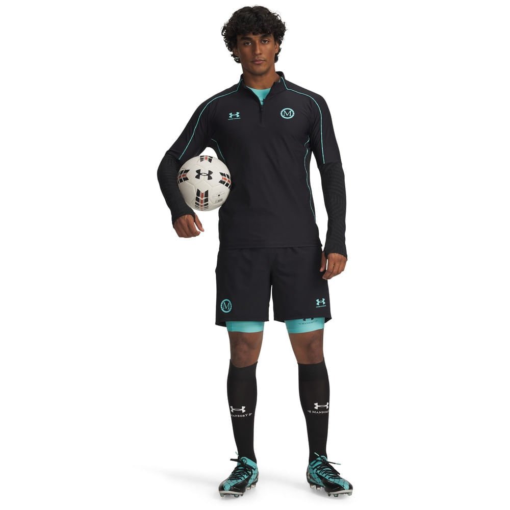 Camiseta de Futebol Under Armour Mansory Challenger Masculina Azul 4