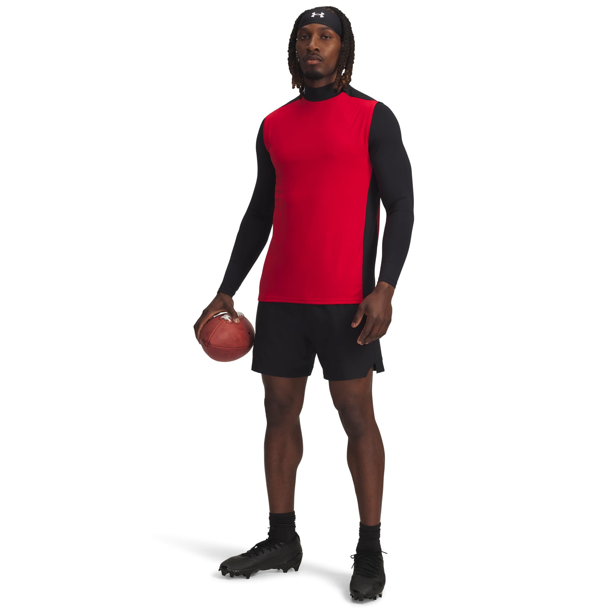 Regata de Treino Under Armour HeatGear Wordmark Masculina Vermelho 3
