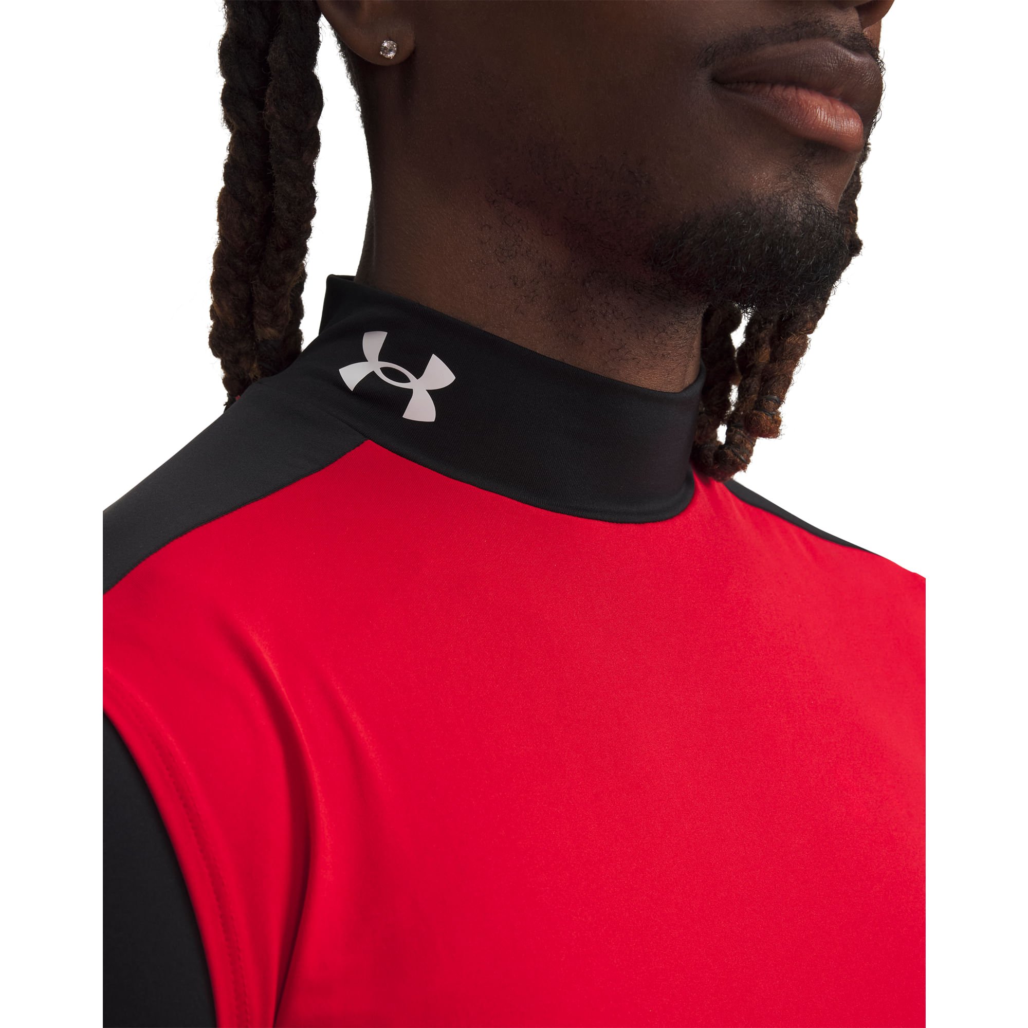 Regata de Treino Under Armour HeatGear Wordmark Masculina Vermelho 4