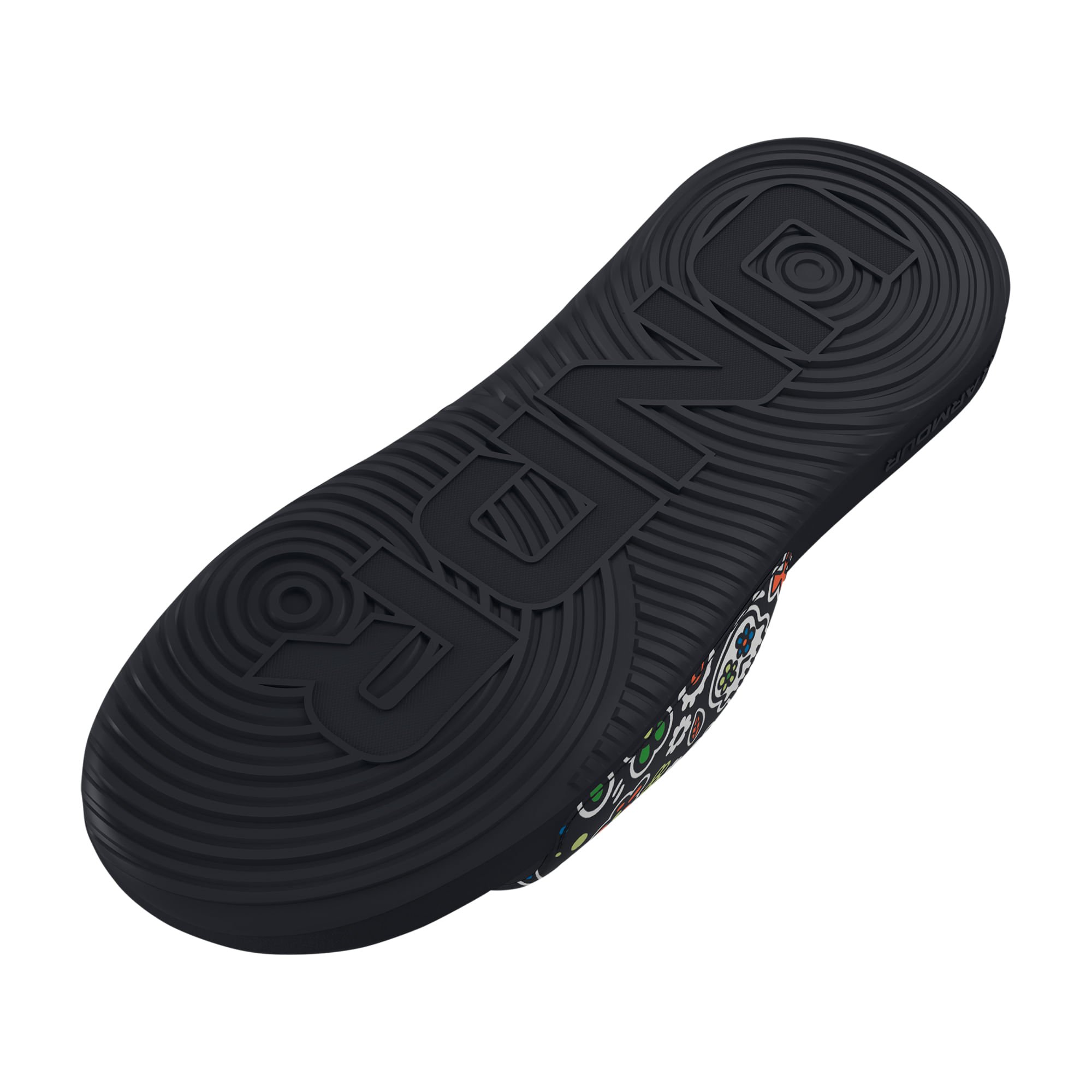 Chinelo Sporstyle Under Armour Ansa Day Of The Dead Preto 5