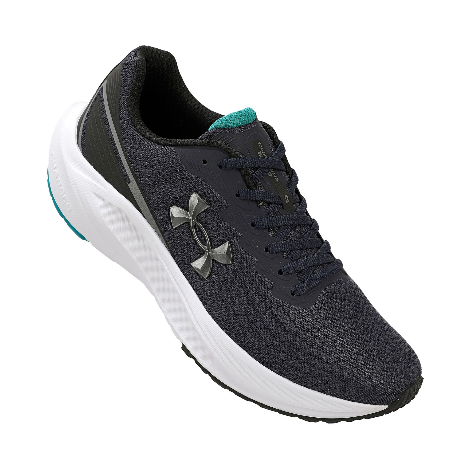 Tênis de Corrida Under Armour Charged Wing 2 Azul Marinho 6