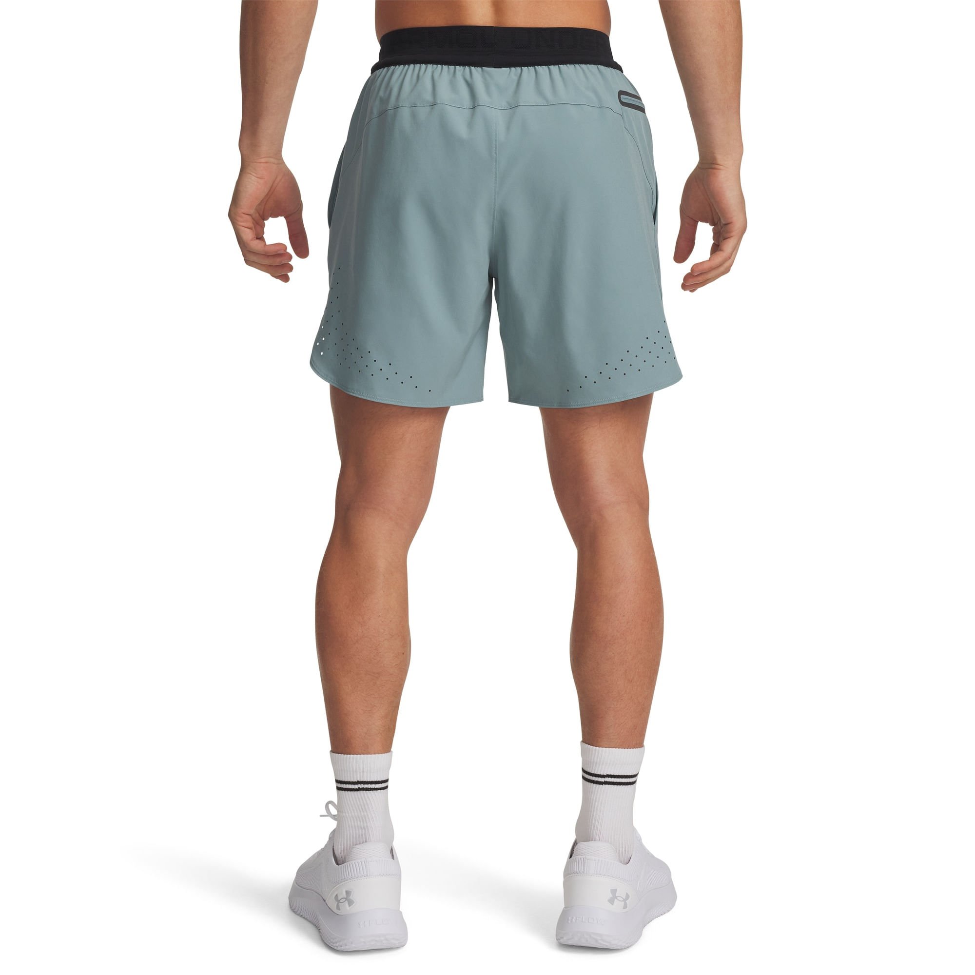 Shorts de Treino Under Armour Vanish Elite Masculino Cinza 2