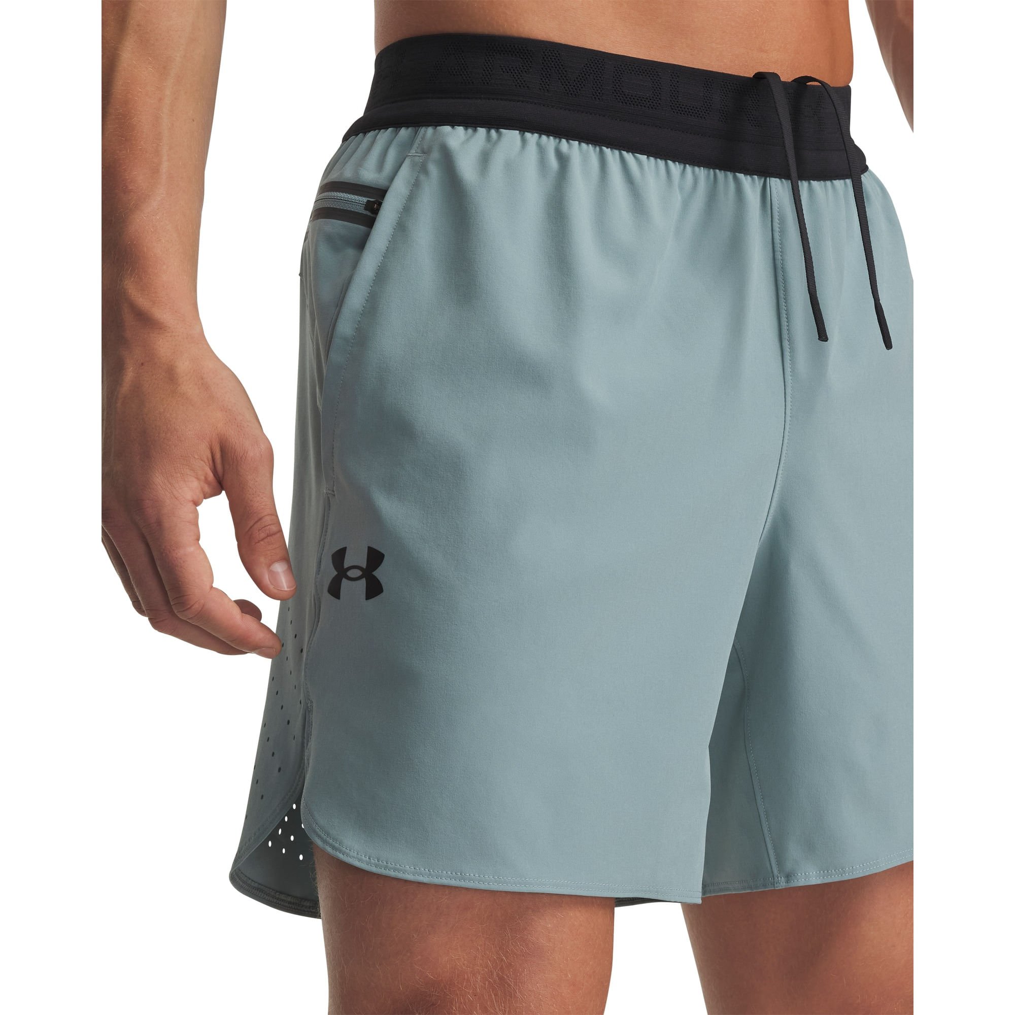 Shorts de Treino Under Armour Vanish Elite Masculino Cinza 3