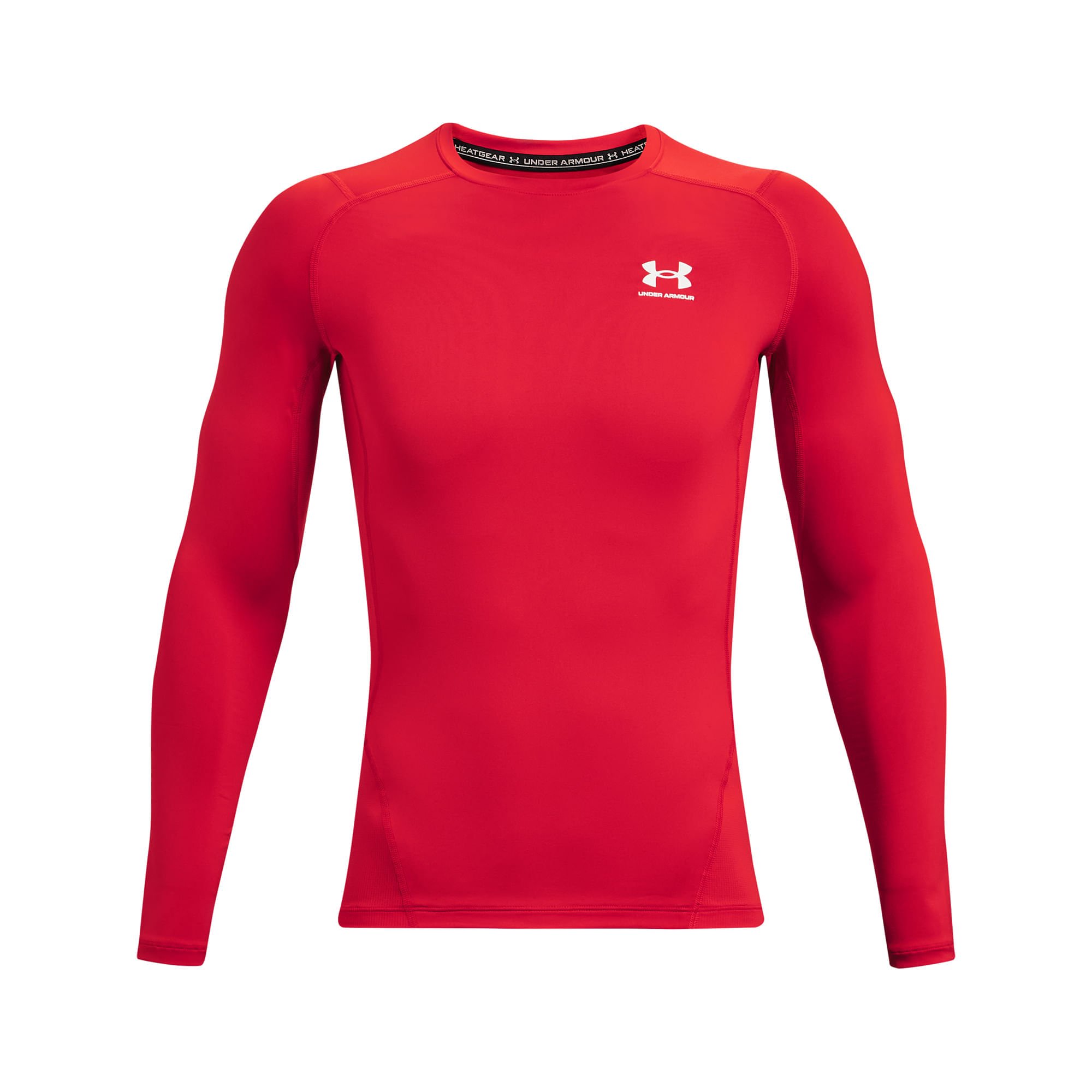 Camiseta Compressão de Treino Under Armour HeatGear Vermelho 5