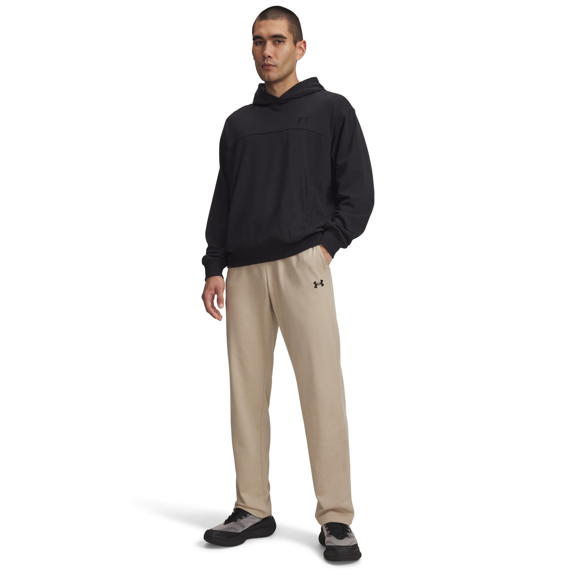 Calça Sportstyle Under Armour Rival Lightweight Bege 3