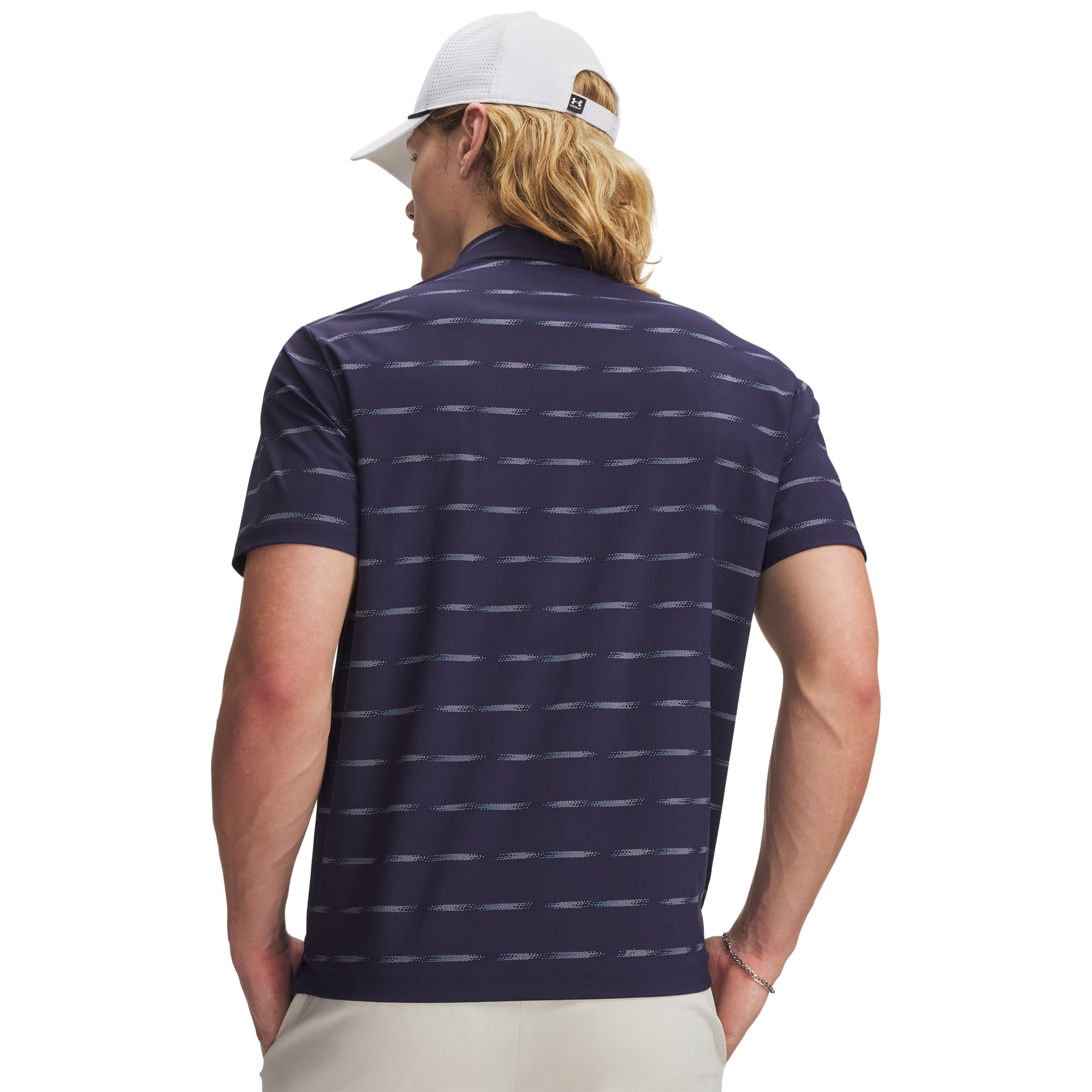 Camiseta Polo de Golf Under Armour Drive Chill Cinza 2