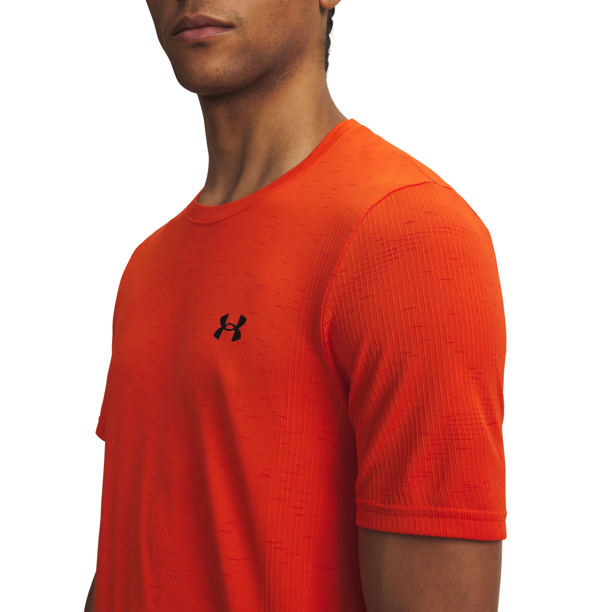 Camiseta de Treino Under Armour Vanish Seamless Masculina Laranja 3