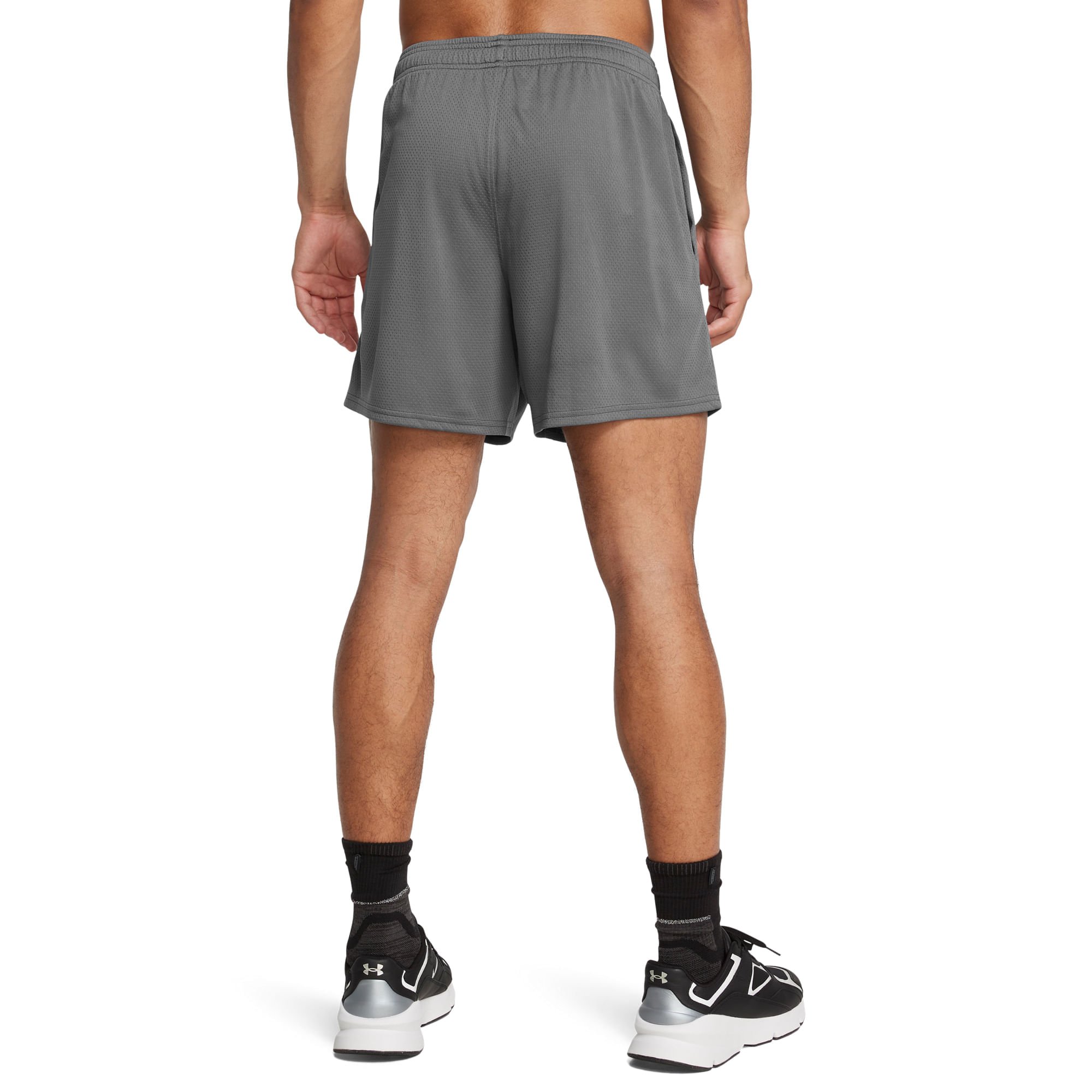 Shorts de Treino Under Armour Tech Mesh Cinza 4