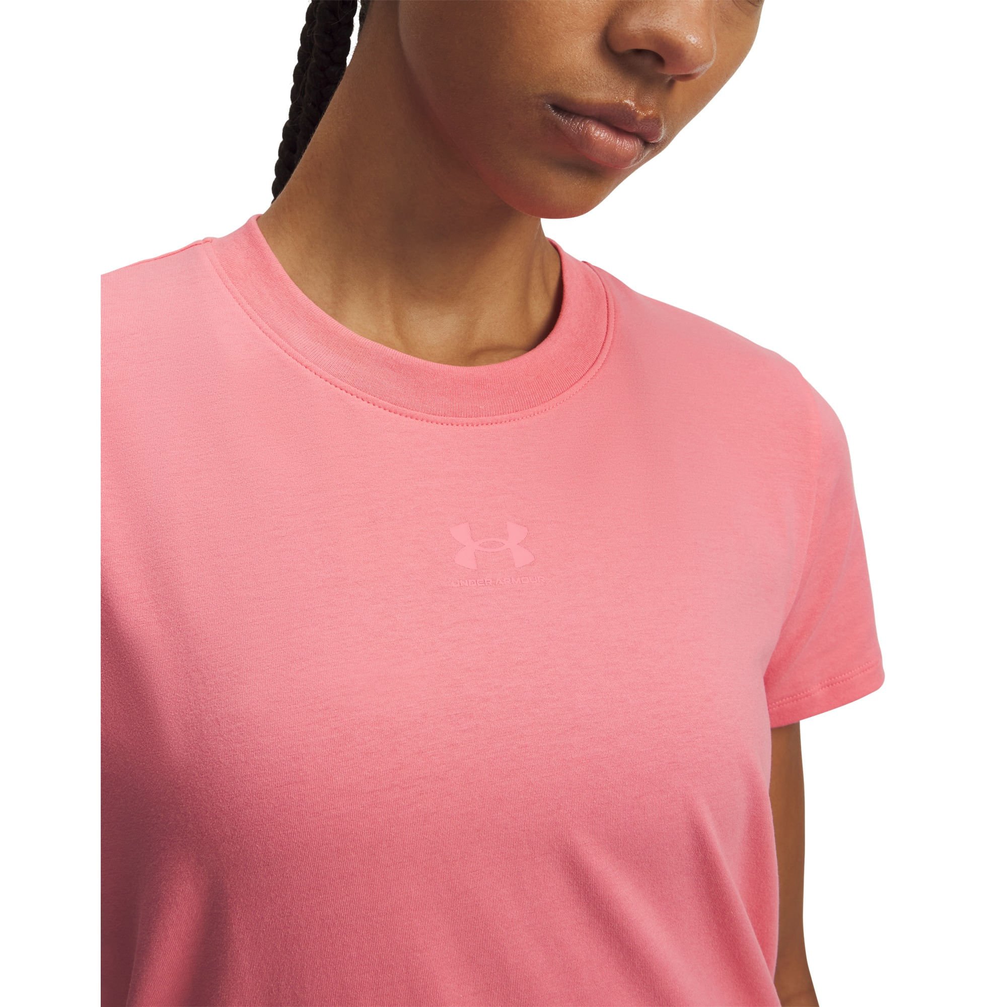 Camiseta Sportstyle Under Armour Rival Core Rosa 3