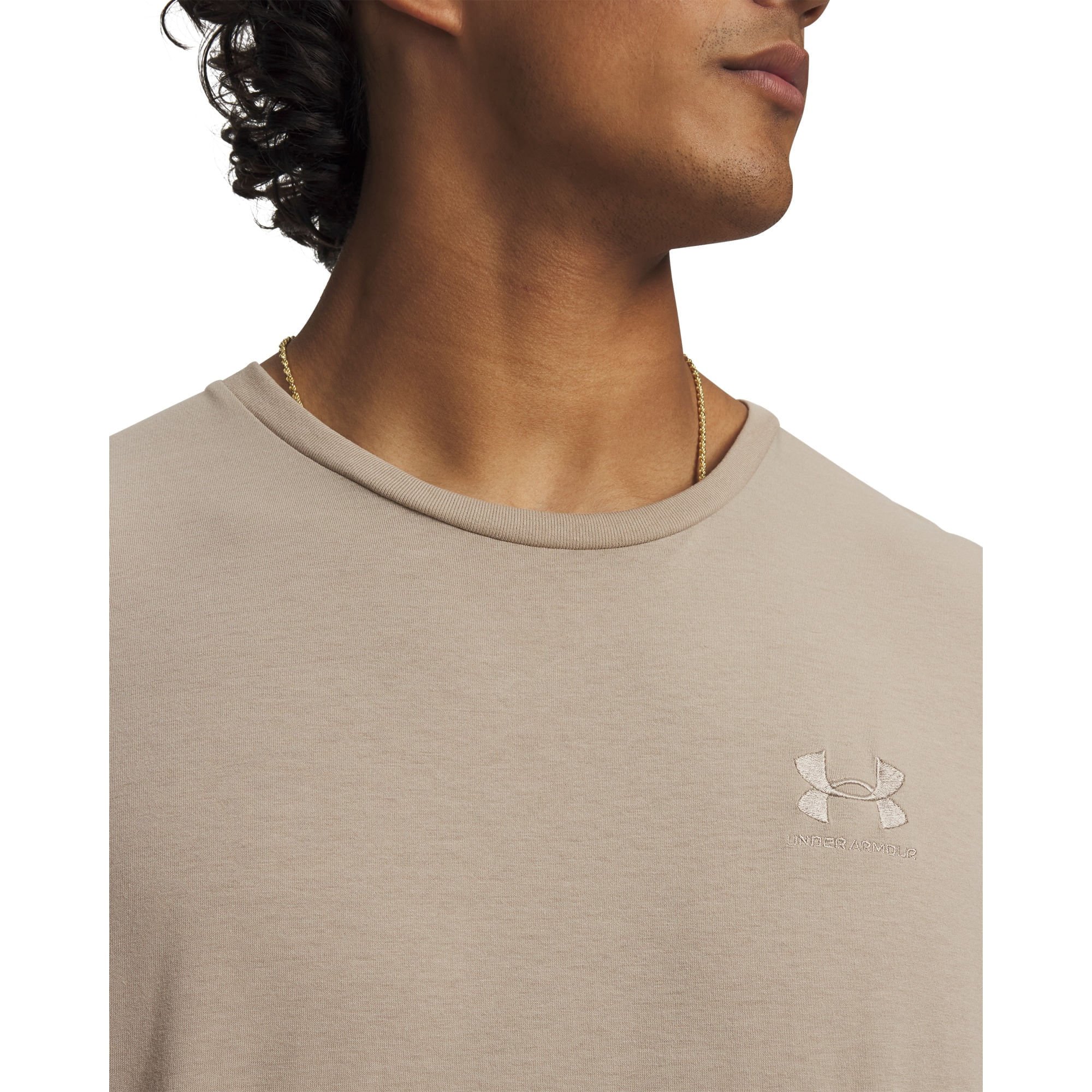 Camiseta Sporstyle Under Armour Icon Tee Marrom 3
