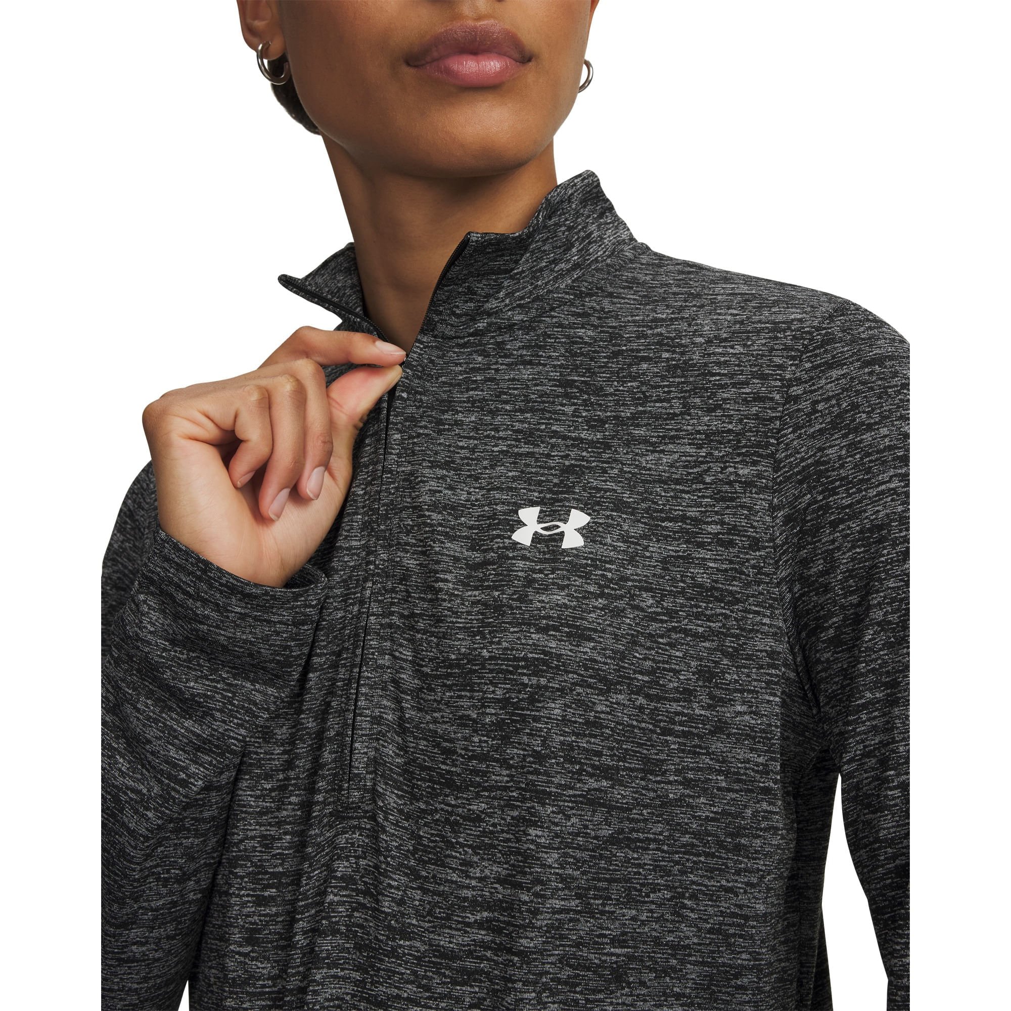Moletom de Treino Under Armour Tech 1/2 Zip Preto 3