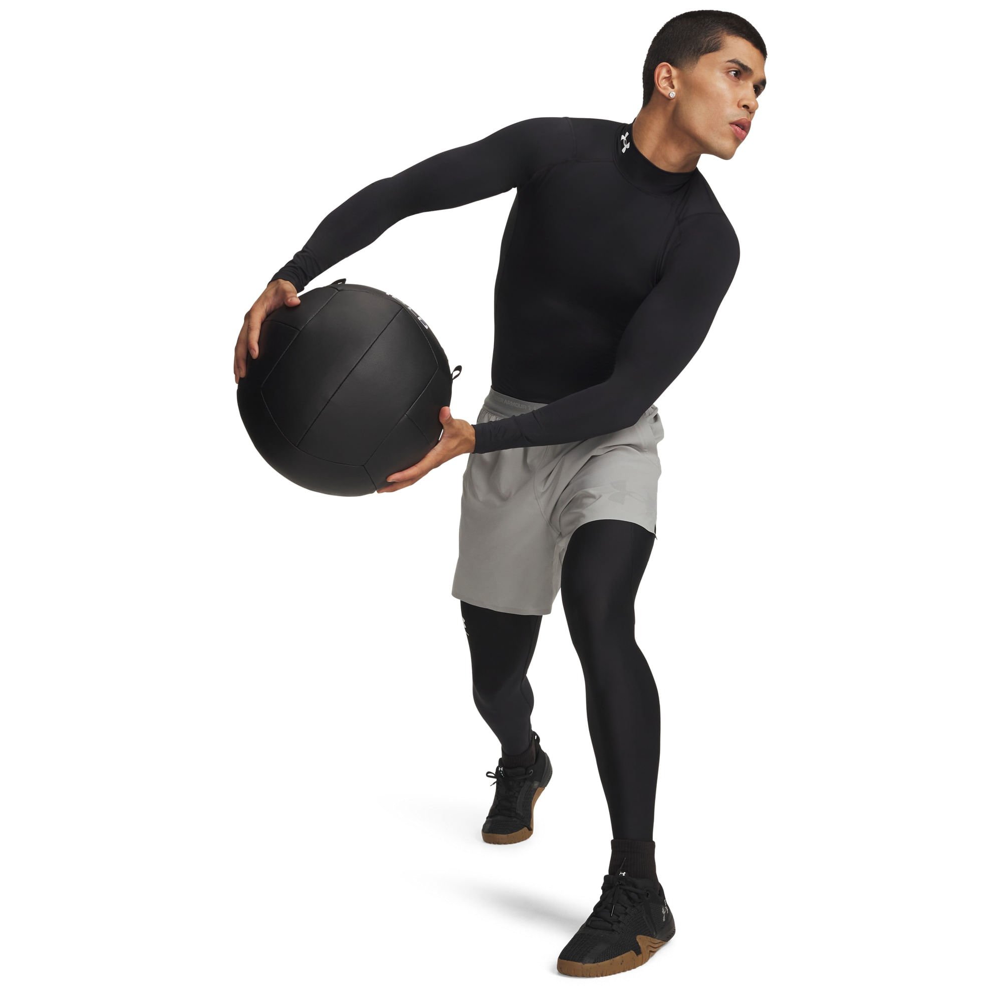 Camiseta de Treino Under Armour Mock Preto 4