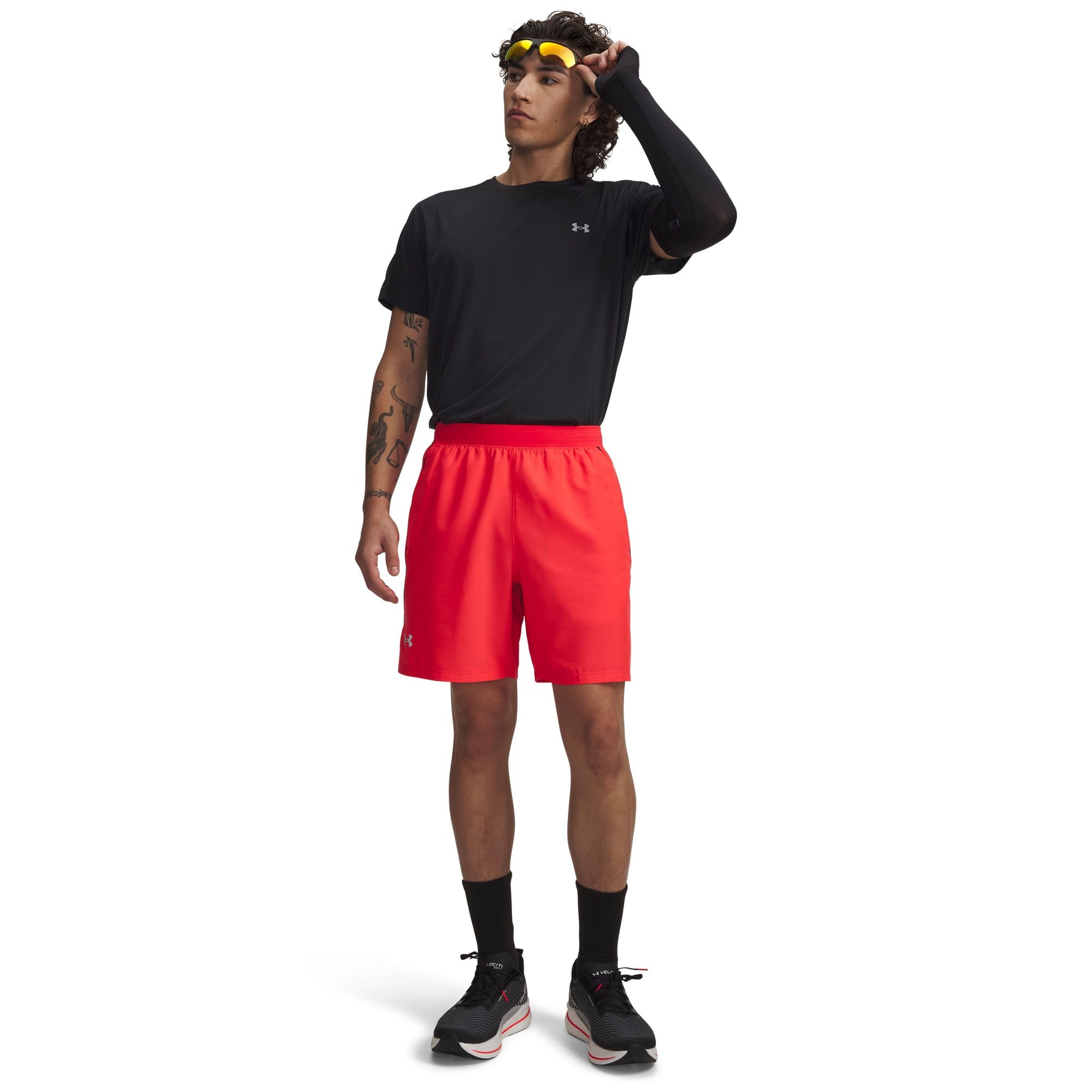 Shorts de Corrida Under Armour Launch 7" Vermelho 3