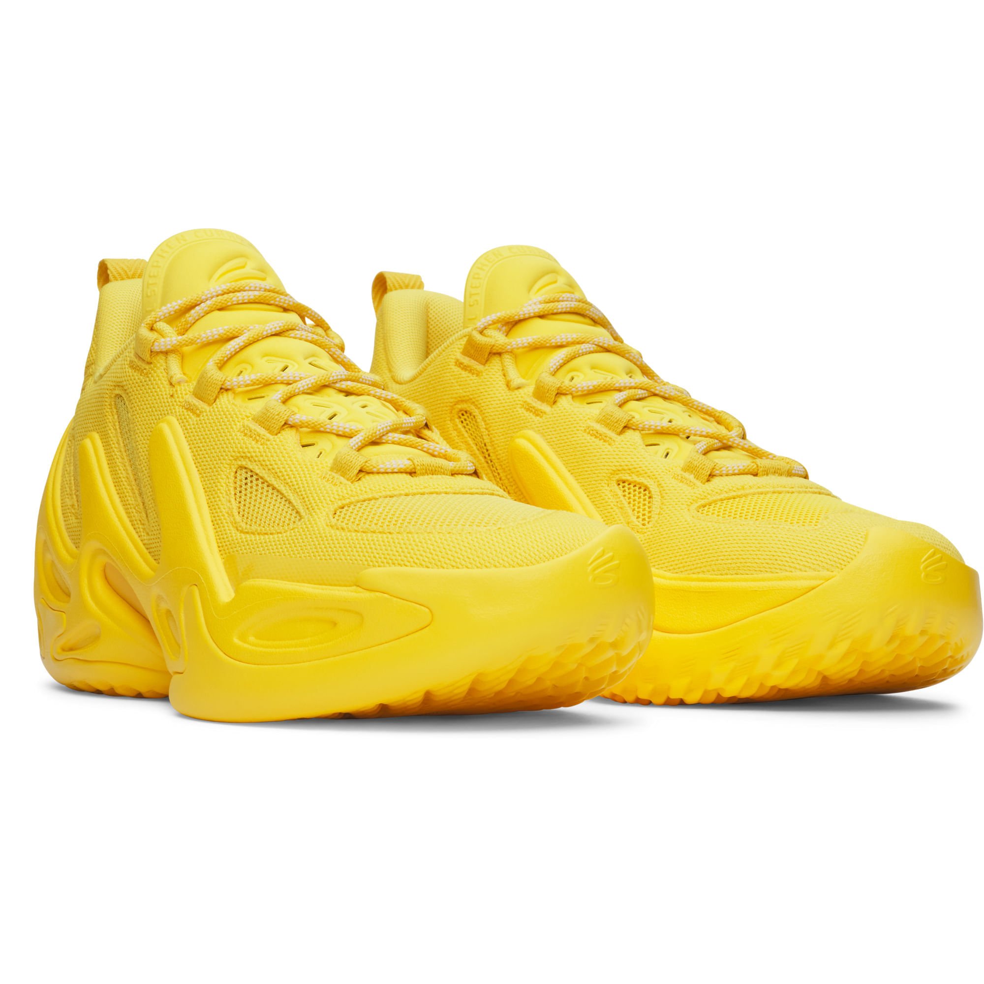 Tênis de Basquete Under Armour Curry 13 Amarelo 4