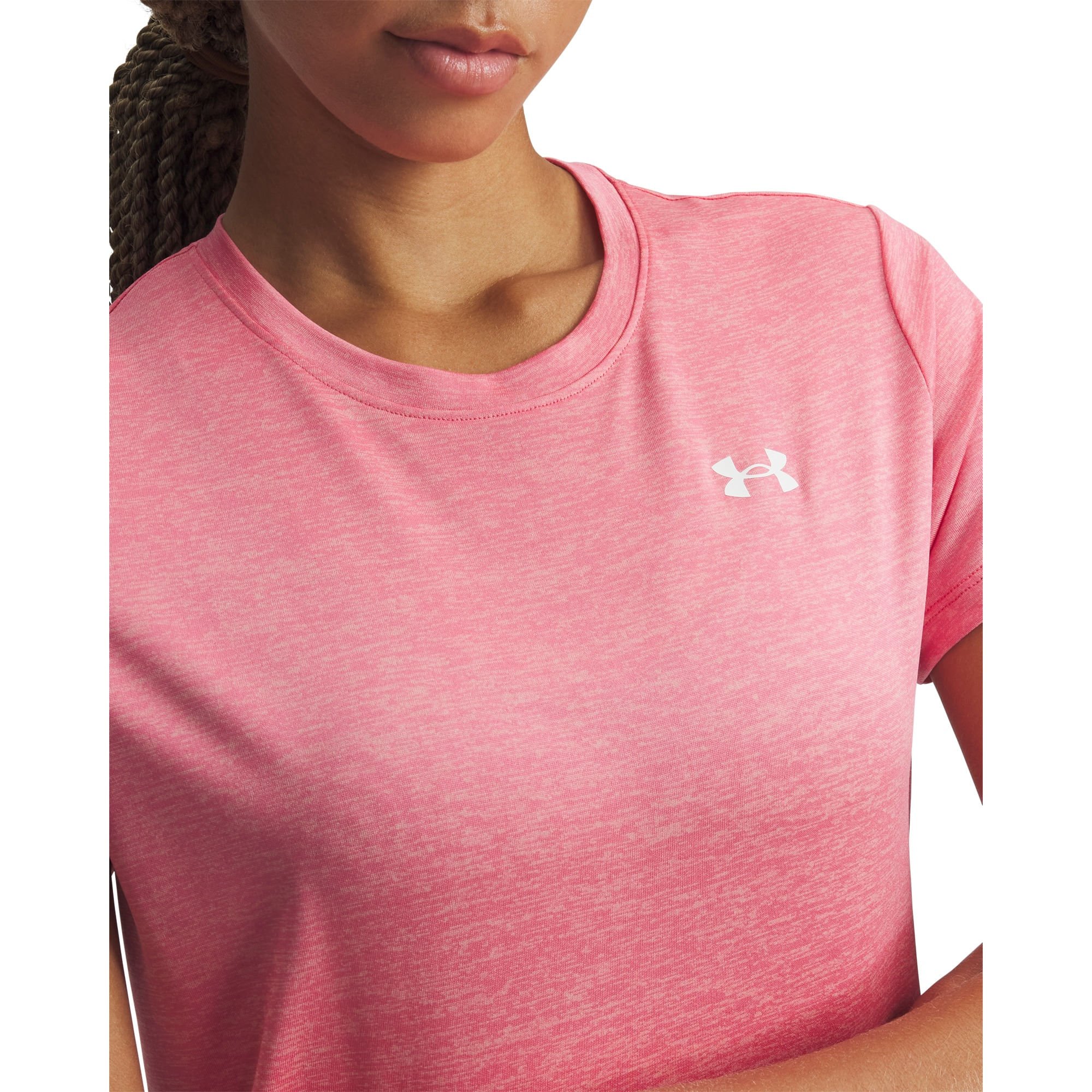 Camiseta de Treino Under Armour Tech Rosa 3