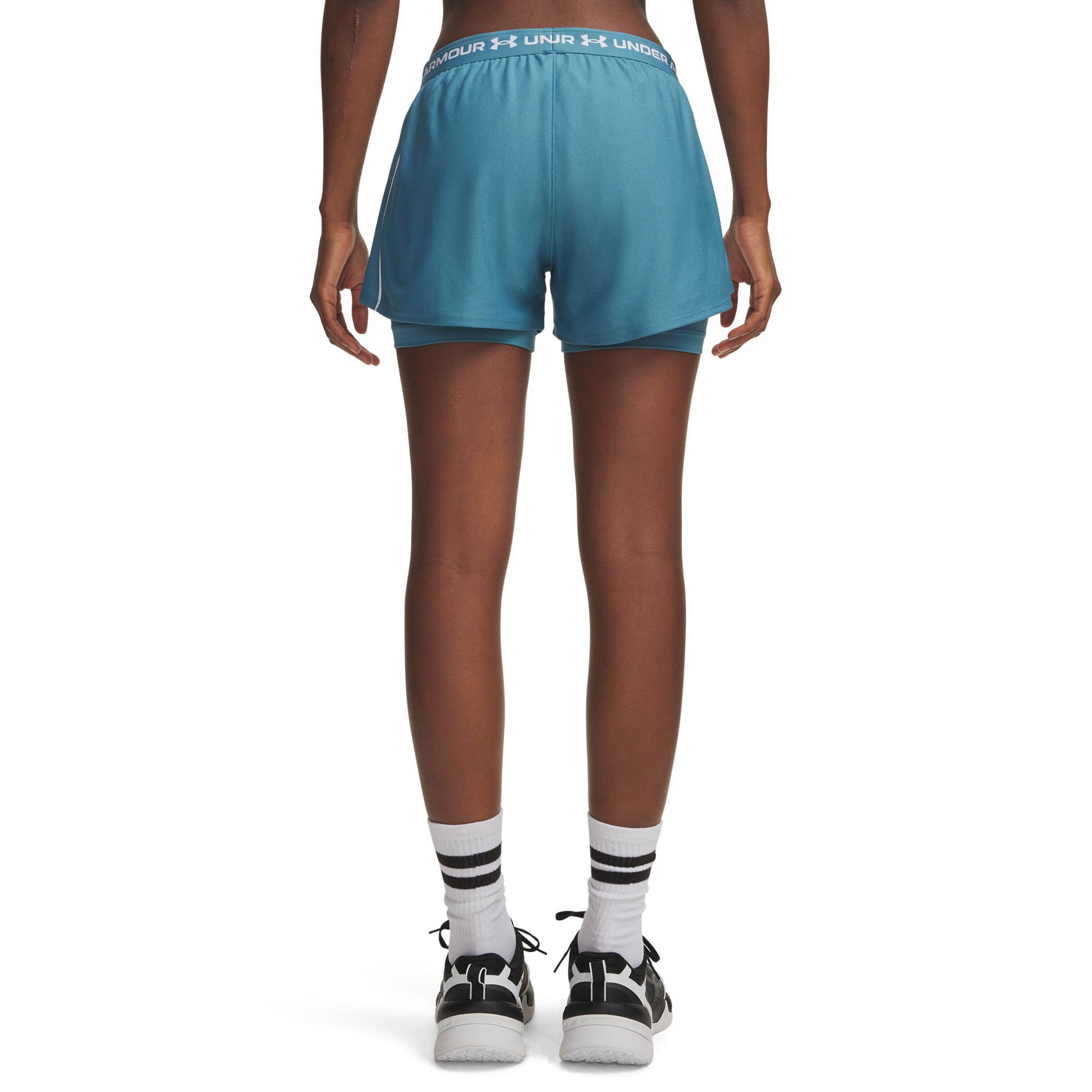 Shorts de Treino 2 em 1 Under Armour Tech Play Azul 2