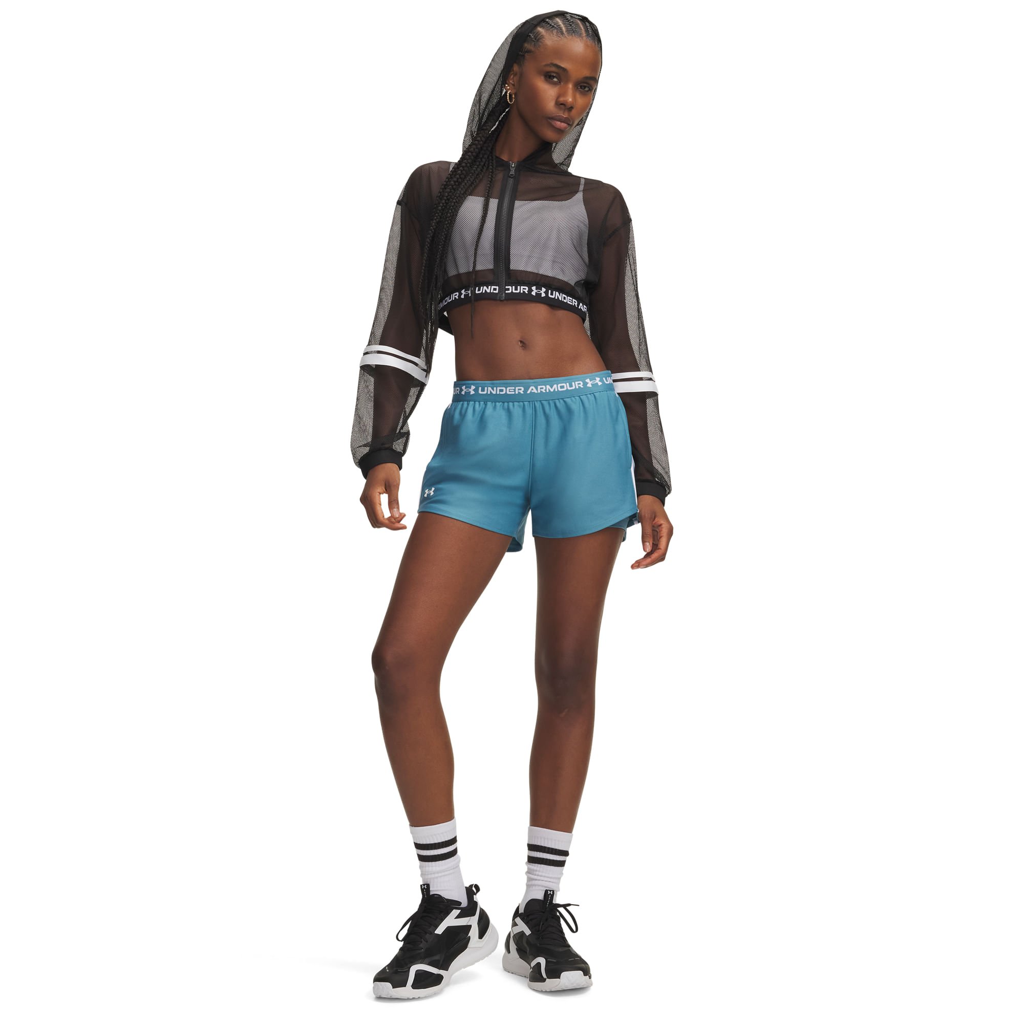 Shorts de Treino 2 em 1 Under Armour Tech Play Azul 3