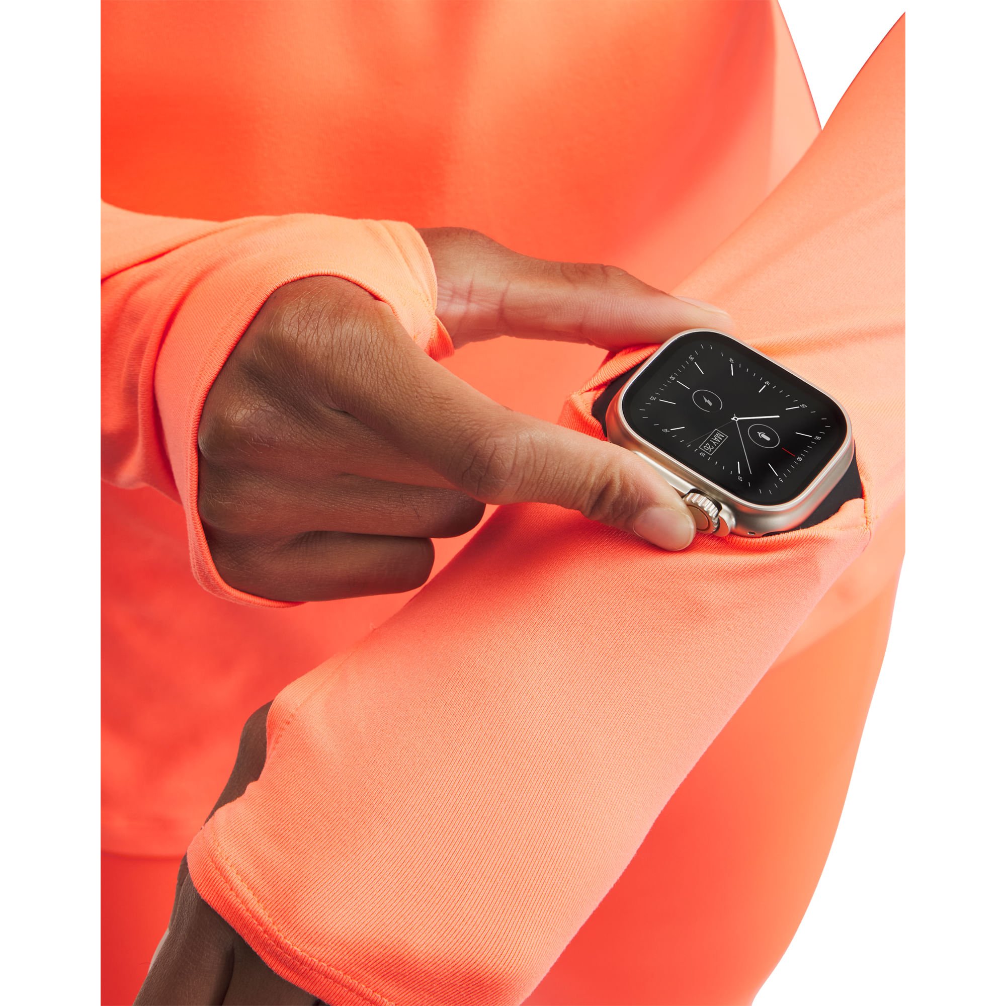 Jaqueta de Corrida Under Armour Qualifier Laranja 3