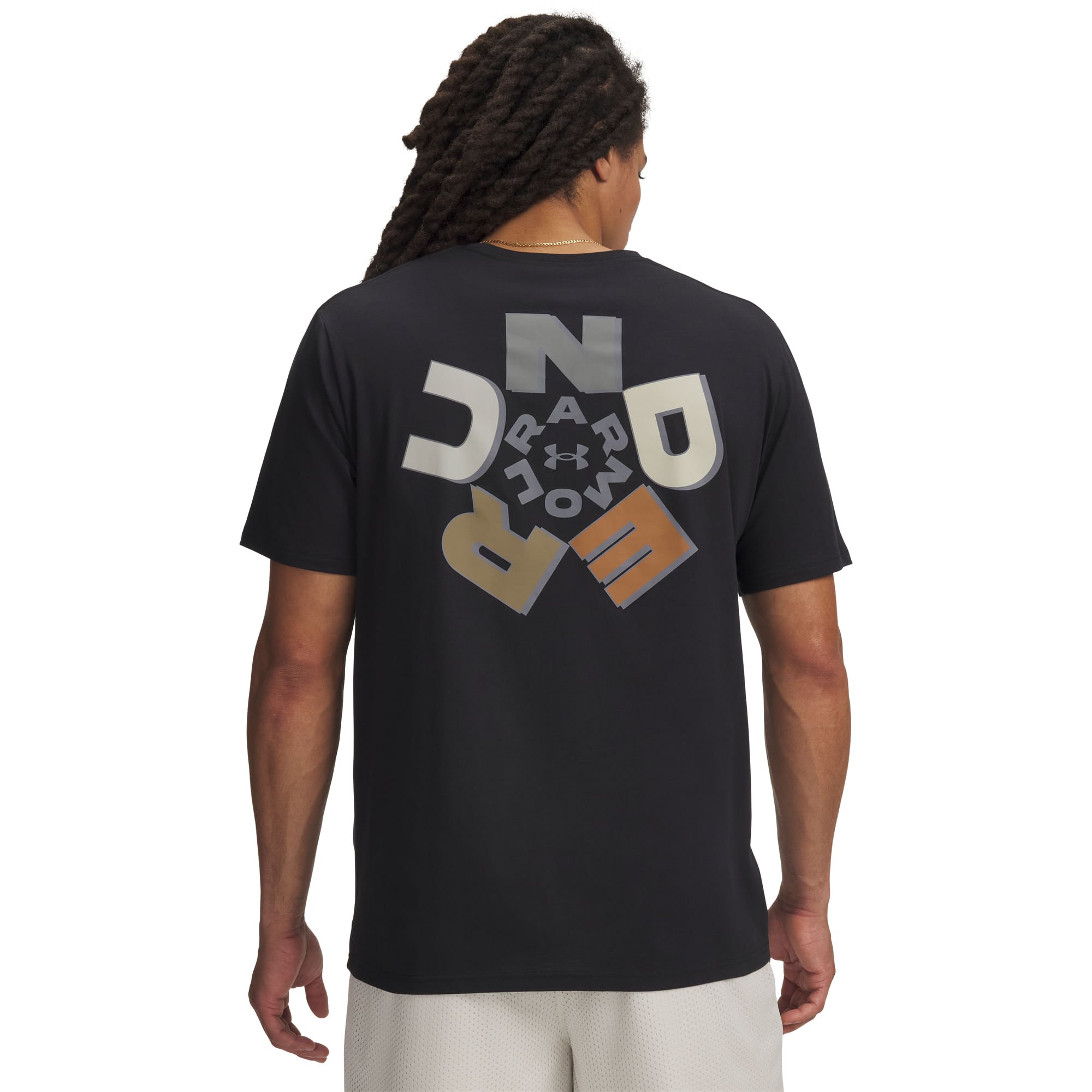 Camiseta de Treino Under Armour Radial Wordmark Preto 2