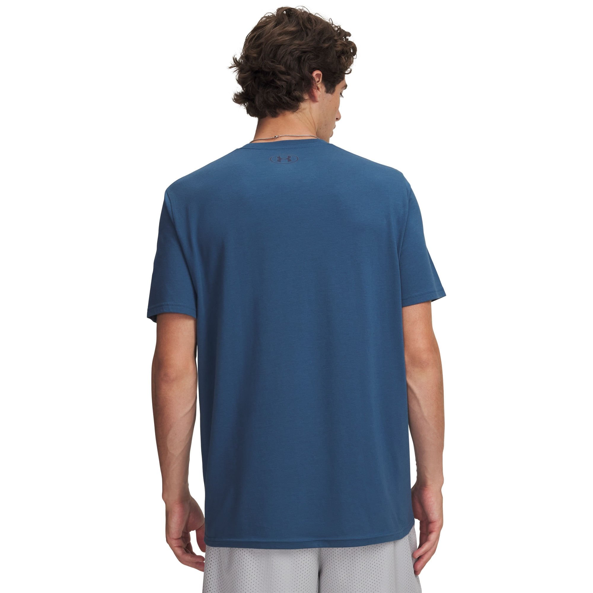 Camiseta Sportstyle Under Armour Left Chest Azul 2