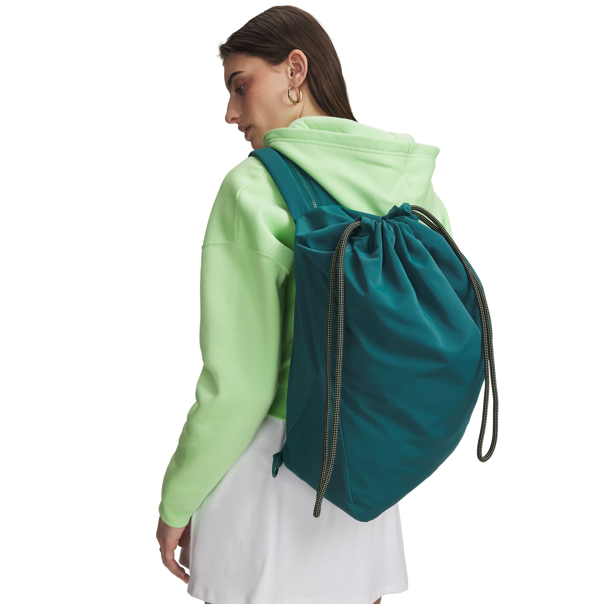 Mochila Sportstyle Under Armour Studio Cinch Verde 5