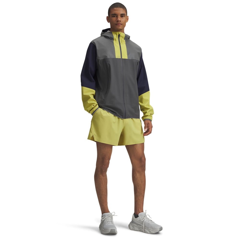 Jaqueta de Corrida Under Armour Halo Run Masculina Cinza 3