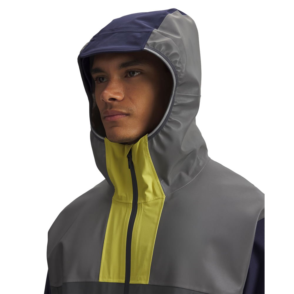 Jaqueta de Corrida Under Armour Halo Run Masculina Cinza 4