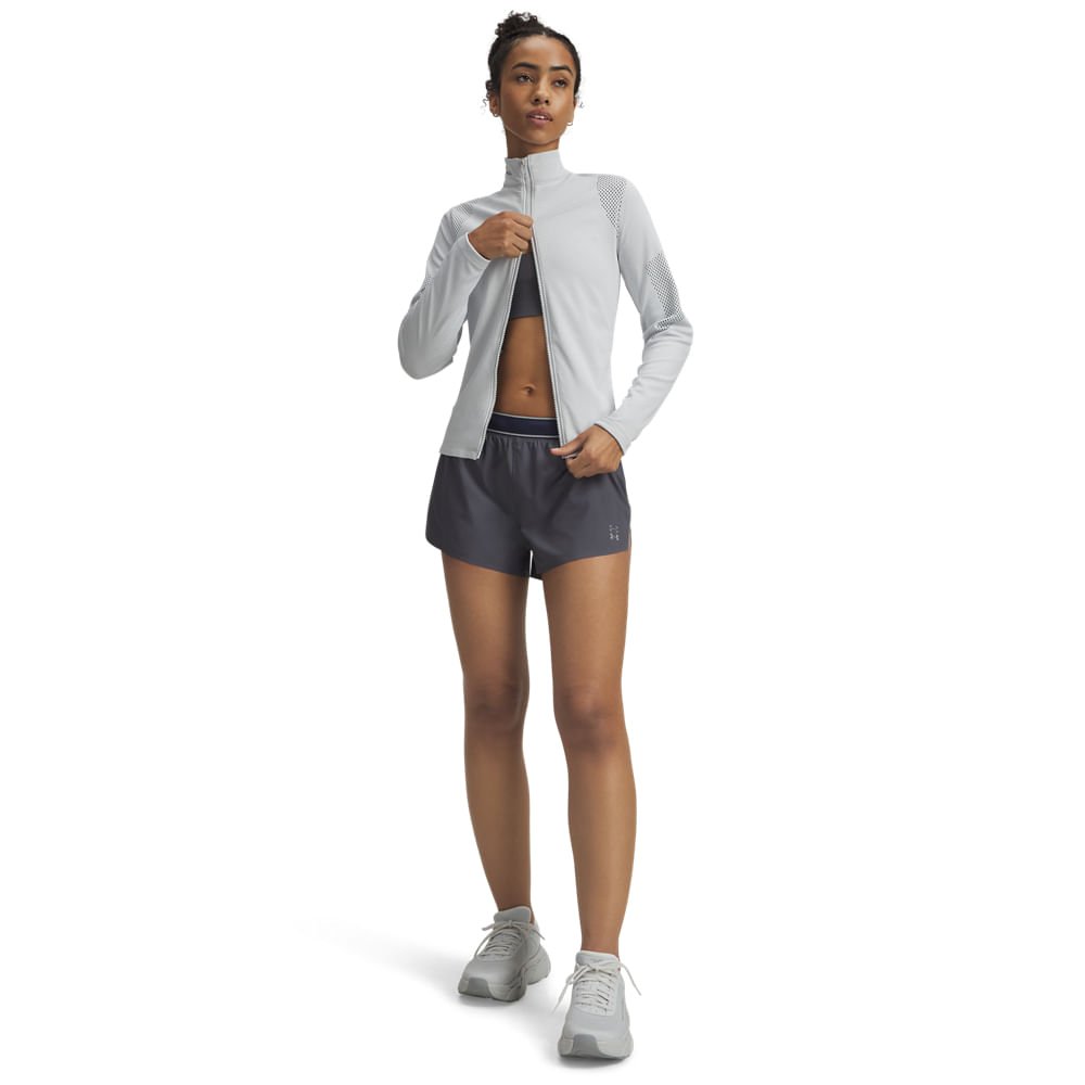 Jaqueta de Treino Under Armour Halo Engineere Feminino Cinza 3