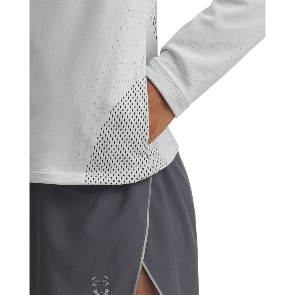 Jaqueta de Treino Under Armour Halo Engineere Feminino Cinza 4