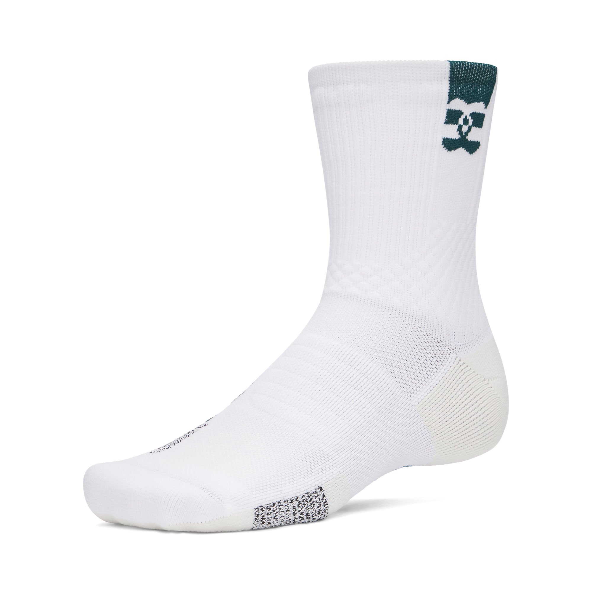 Meia Unissex Under Armour Playmaker - Pacote com 1 par Branco 2