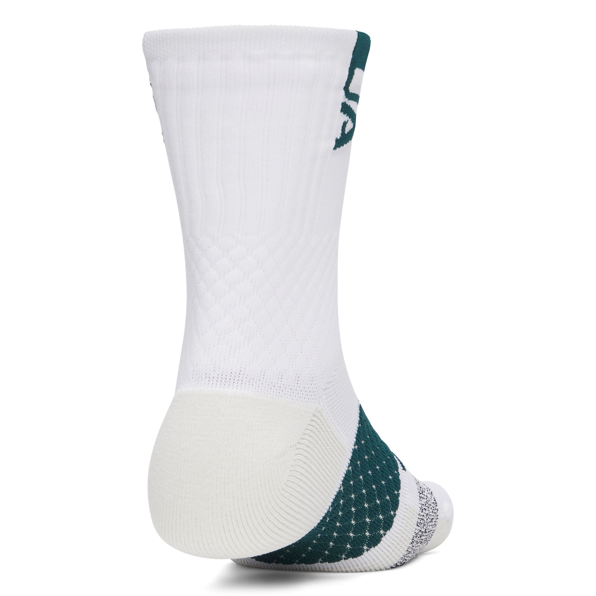 Meia Unissex Under Armour Playmaker - Pacote com 1 par Branco 3