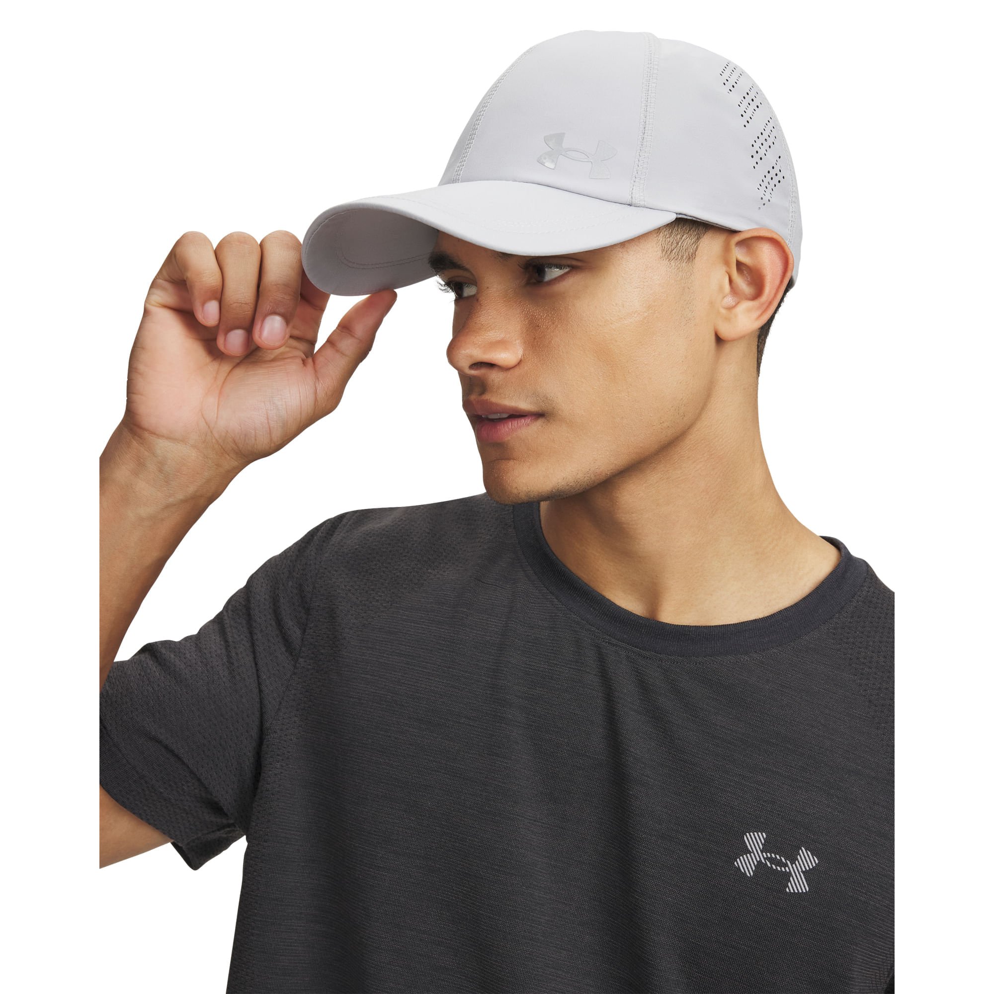 Boné Under Armour Launch Adjustable Cinza 3