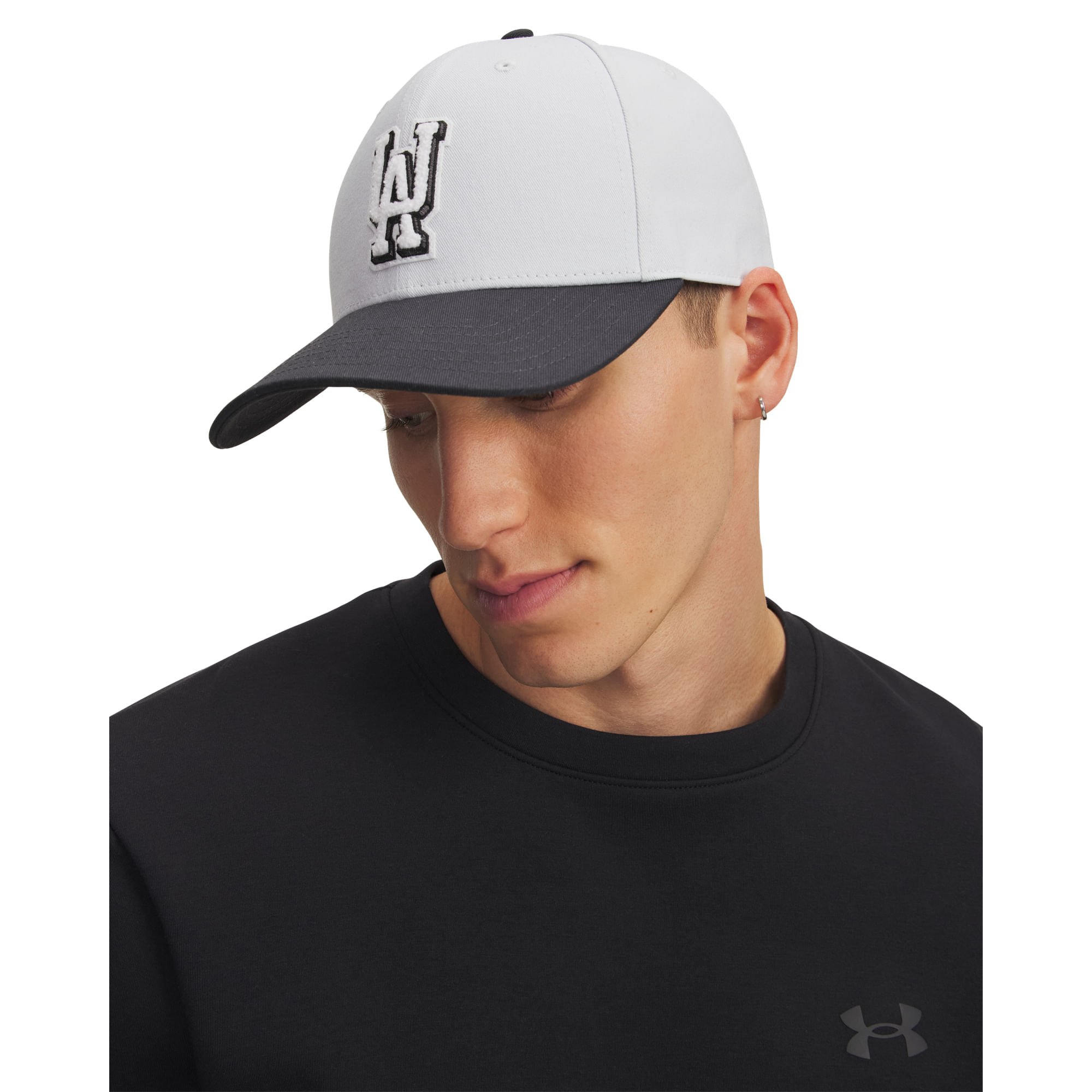 Boné Sportstyle Under Armour Essential Mid Cinza 3