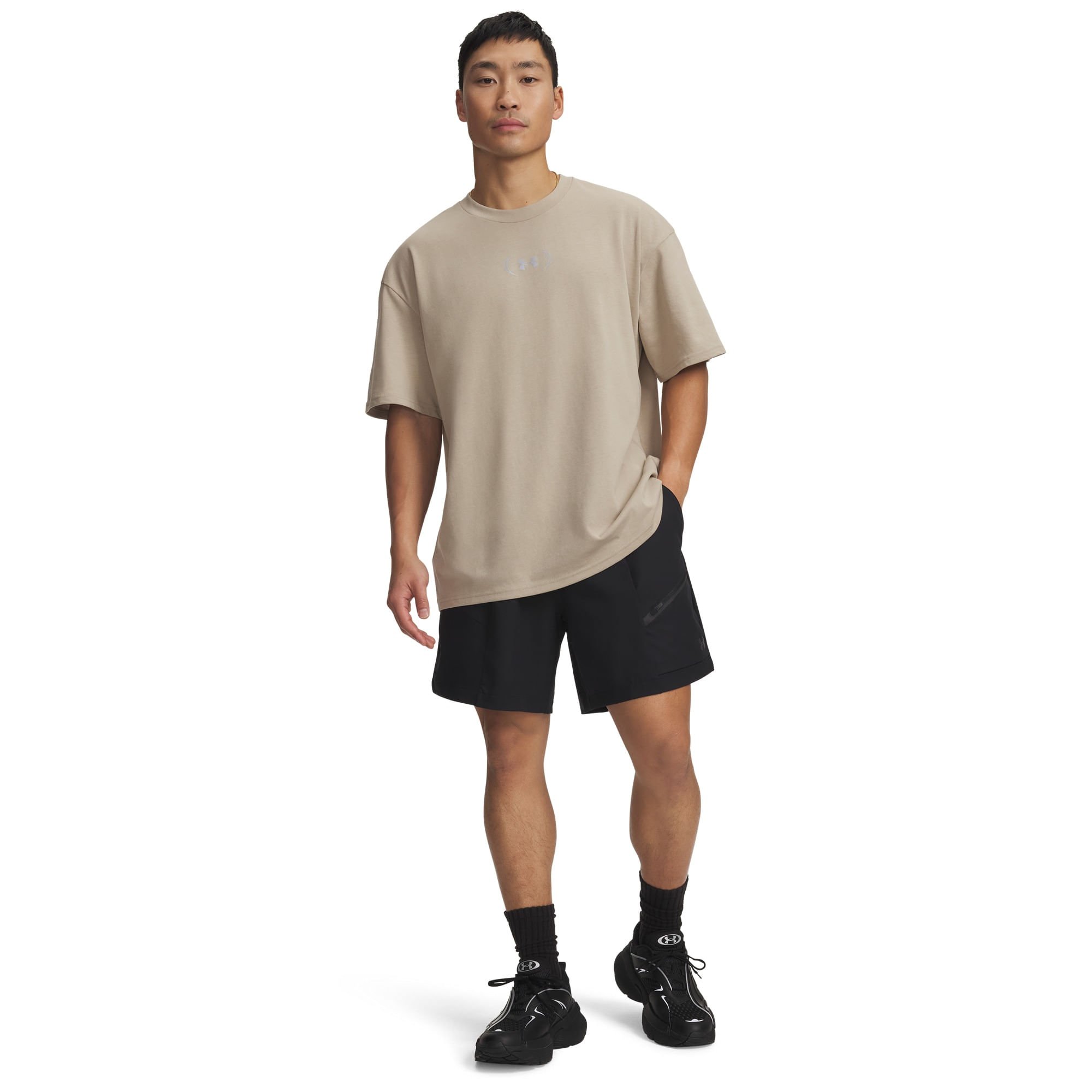 Shorts de Treino Under Armour Unstoppable Wove Preto 3