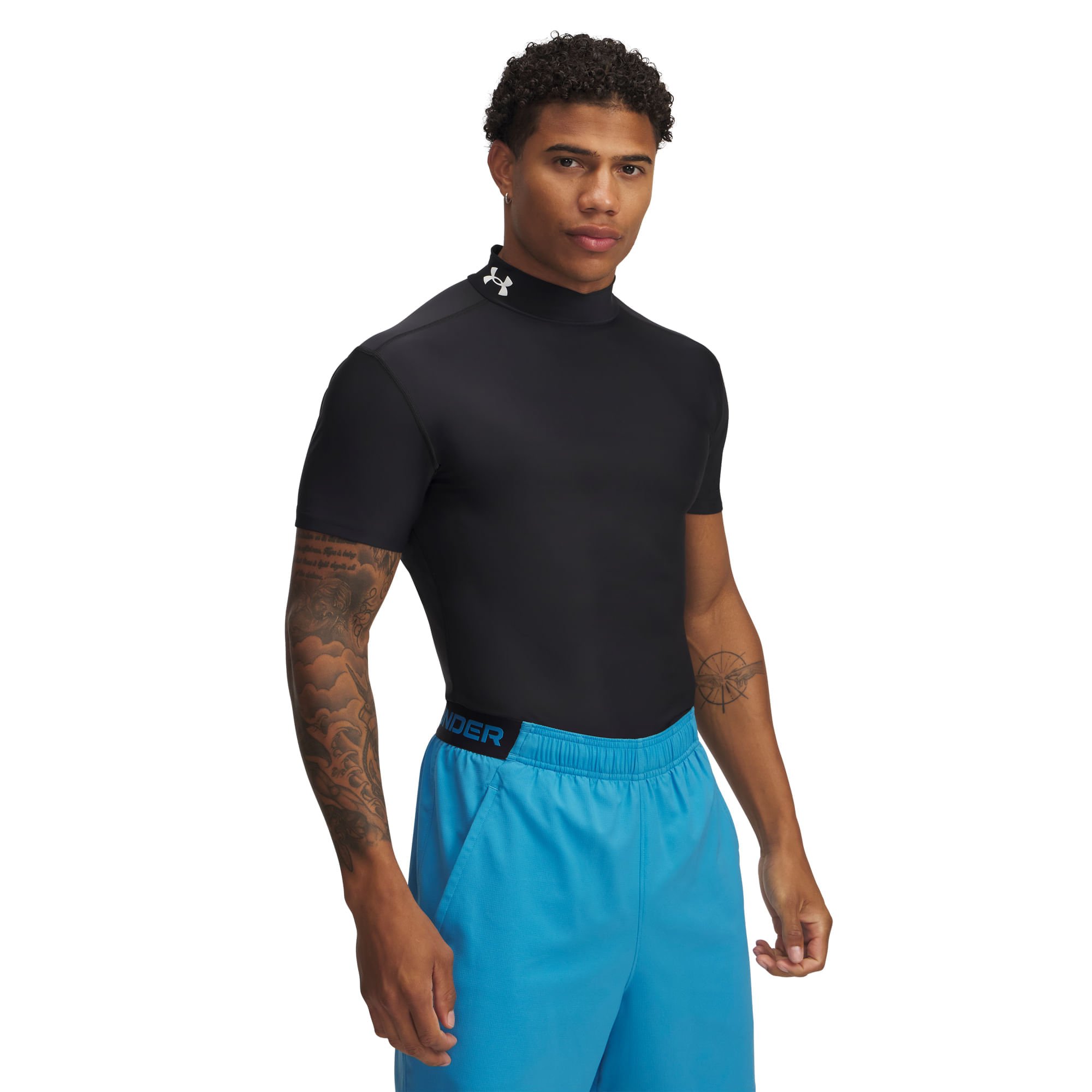 Camiseta Under Armour HG OG Compressão Mock Masculina